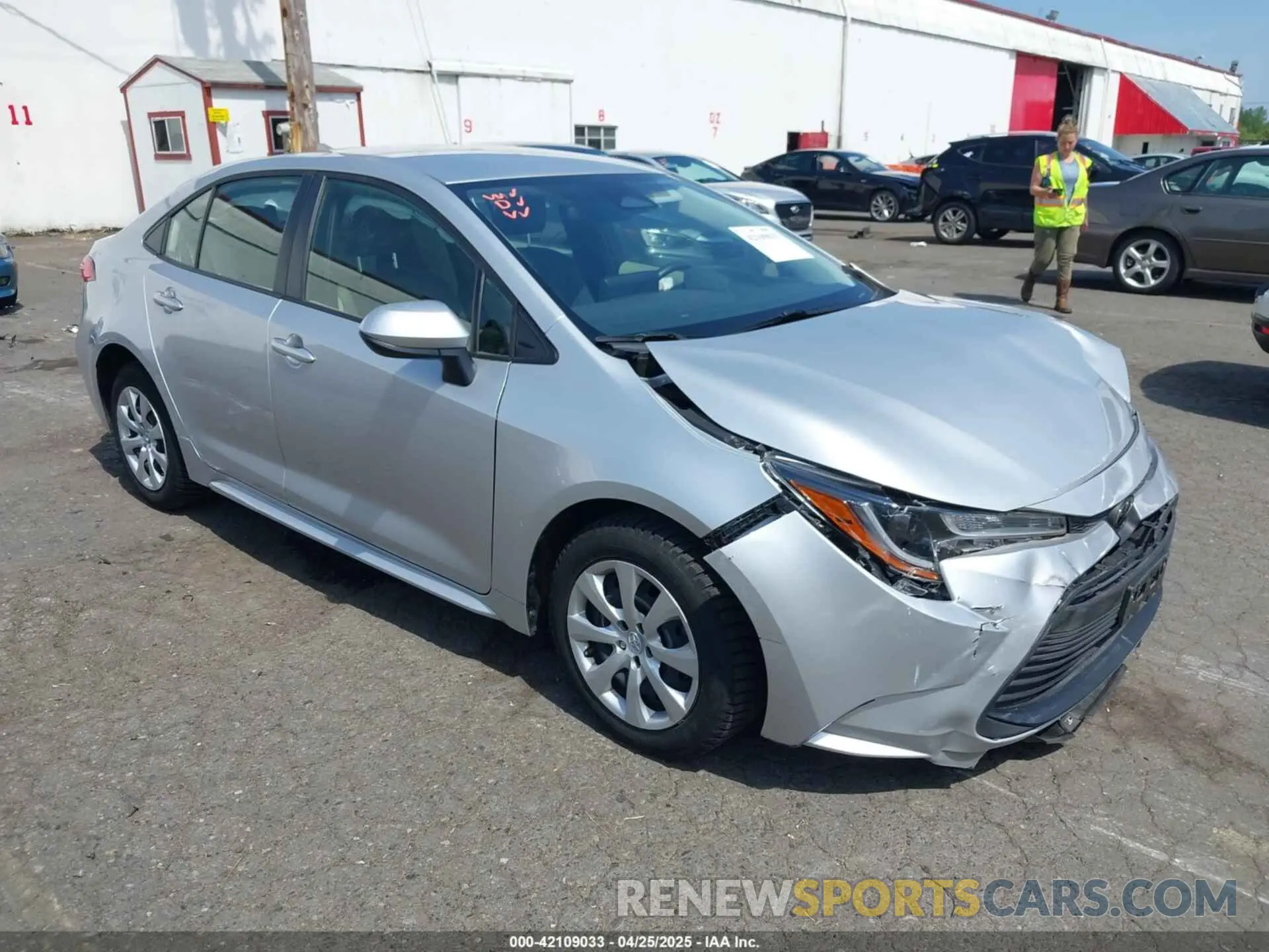 1 Photograph of a damaged car JTDB4MEE9P3005960 TOYOTA COROLLA 2023