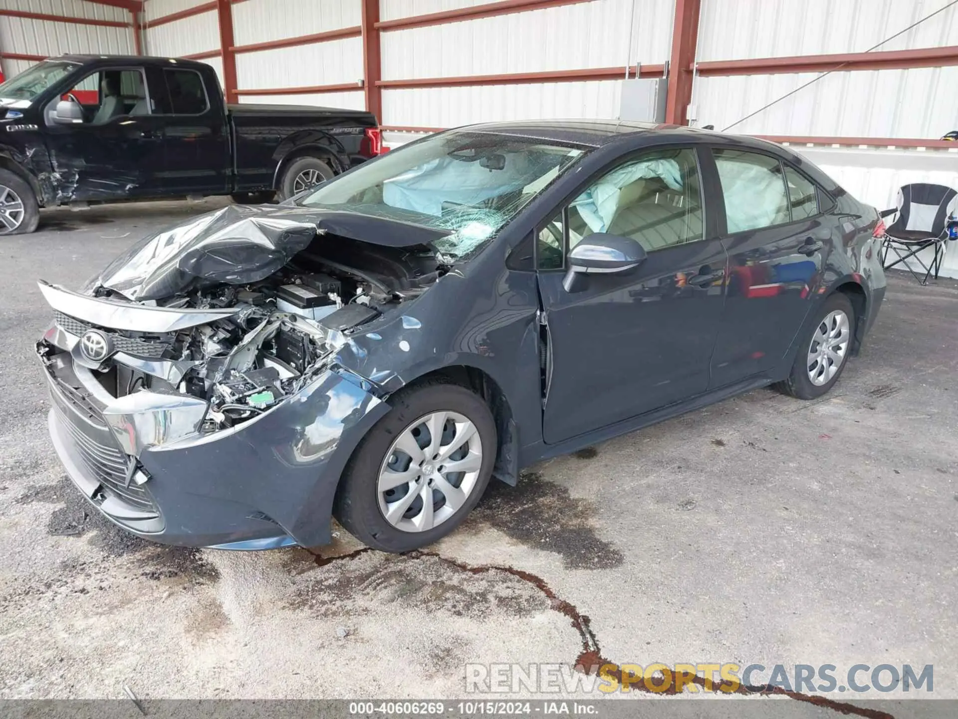 2 Photograph of a damaged car JTDB4MEE9P3012343 TOYOTA COROLLA 2023