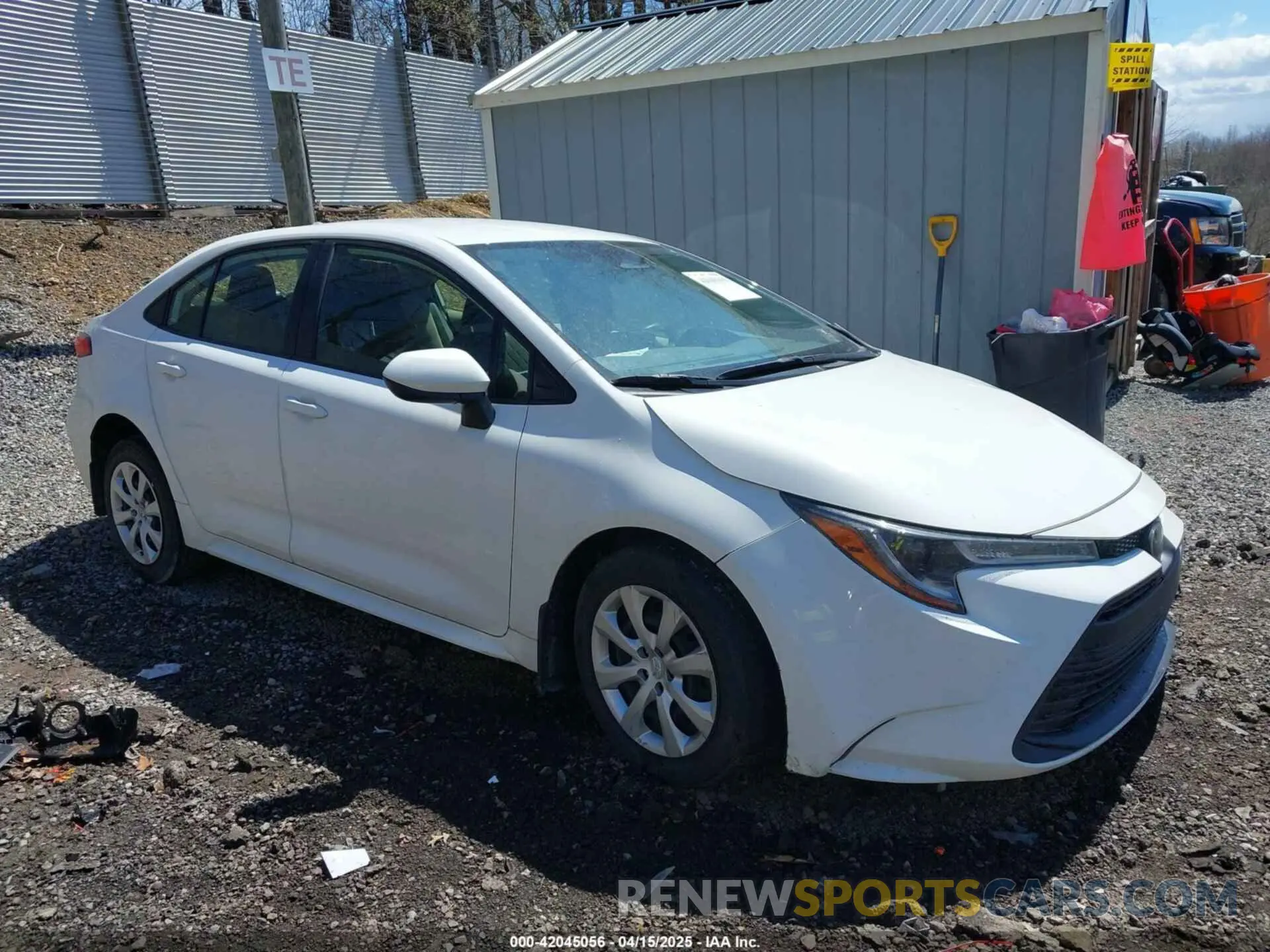 1 Photograph of a damaged car JTDB4MEE9P3014383 TOYOTA COROLLA 2023