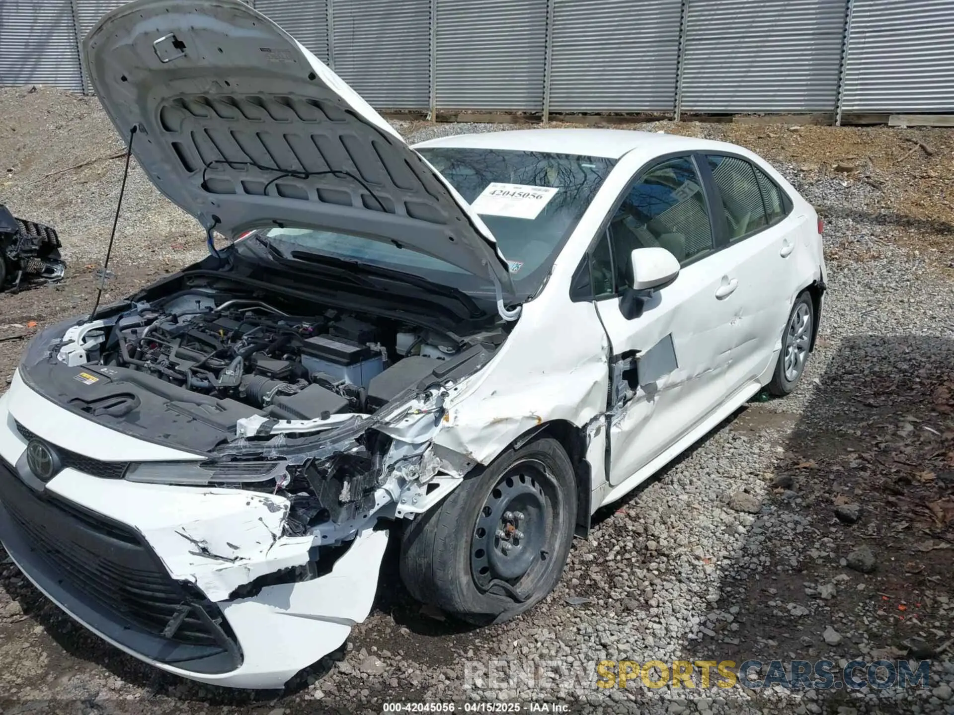 6 Photograph of a damaged car JTDB4MEE9P3014383 TOYOTA COROLLA 2023