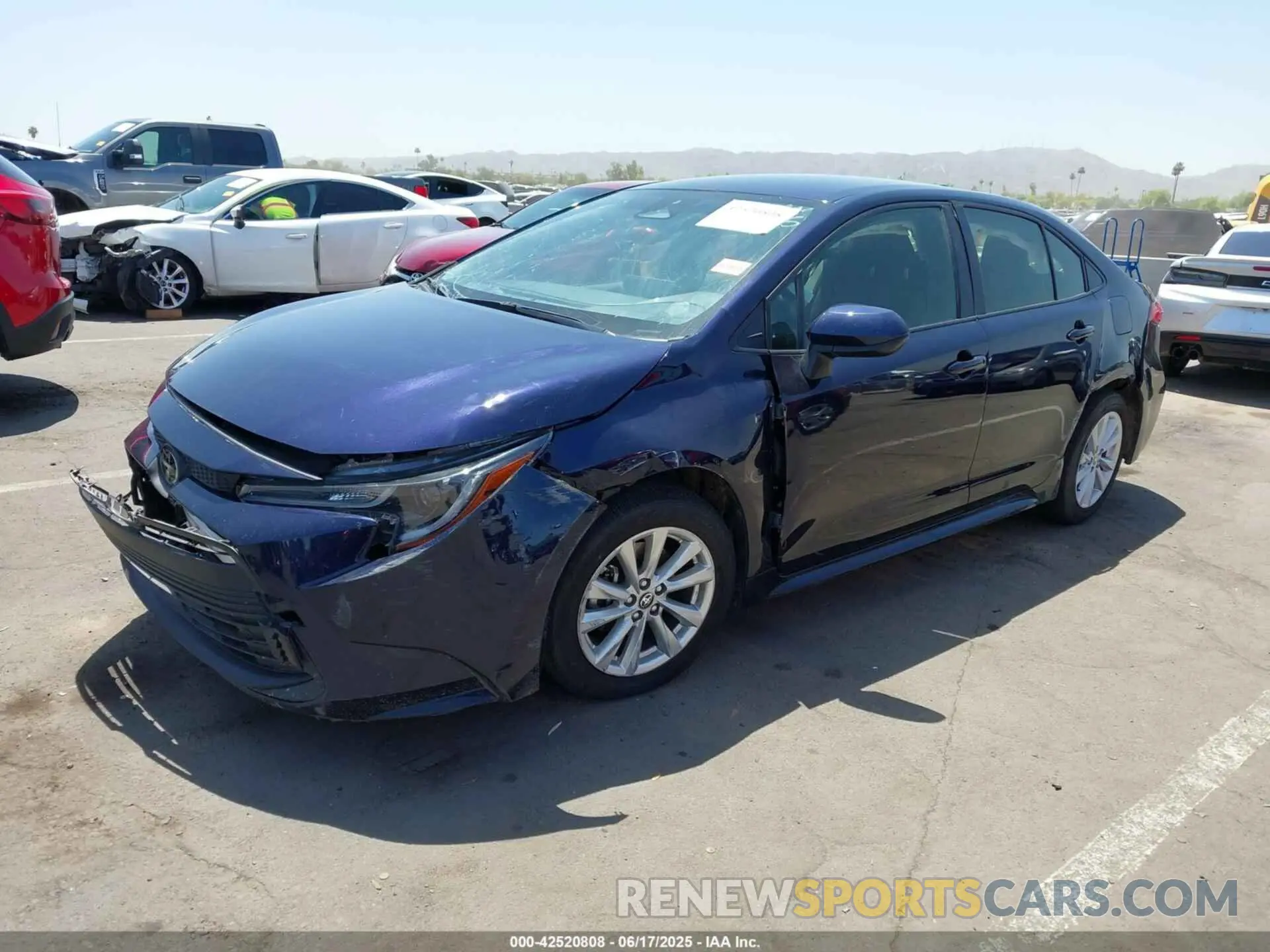 2 Photograph of a damaged car JTDB4MEE9PJ007705 TOYOTA COROLLA 2023