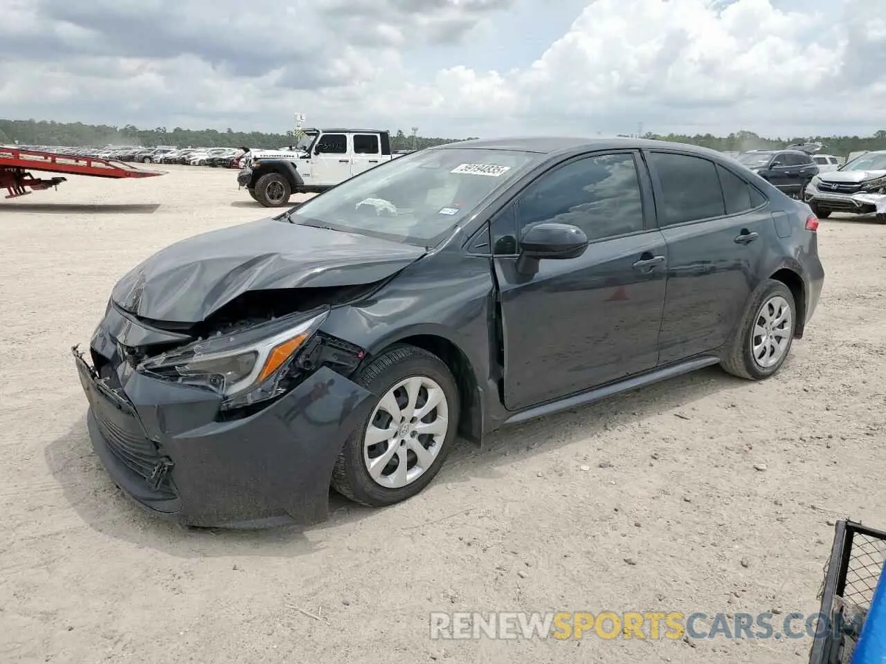 1 Photograph of a damaged car JTDBCMFE0P3001216 TOYOTA COROLLA 2023