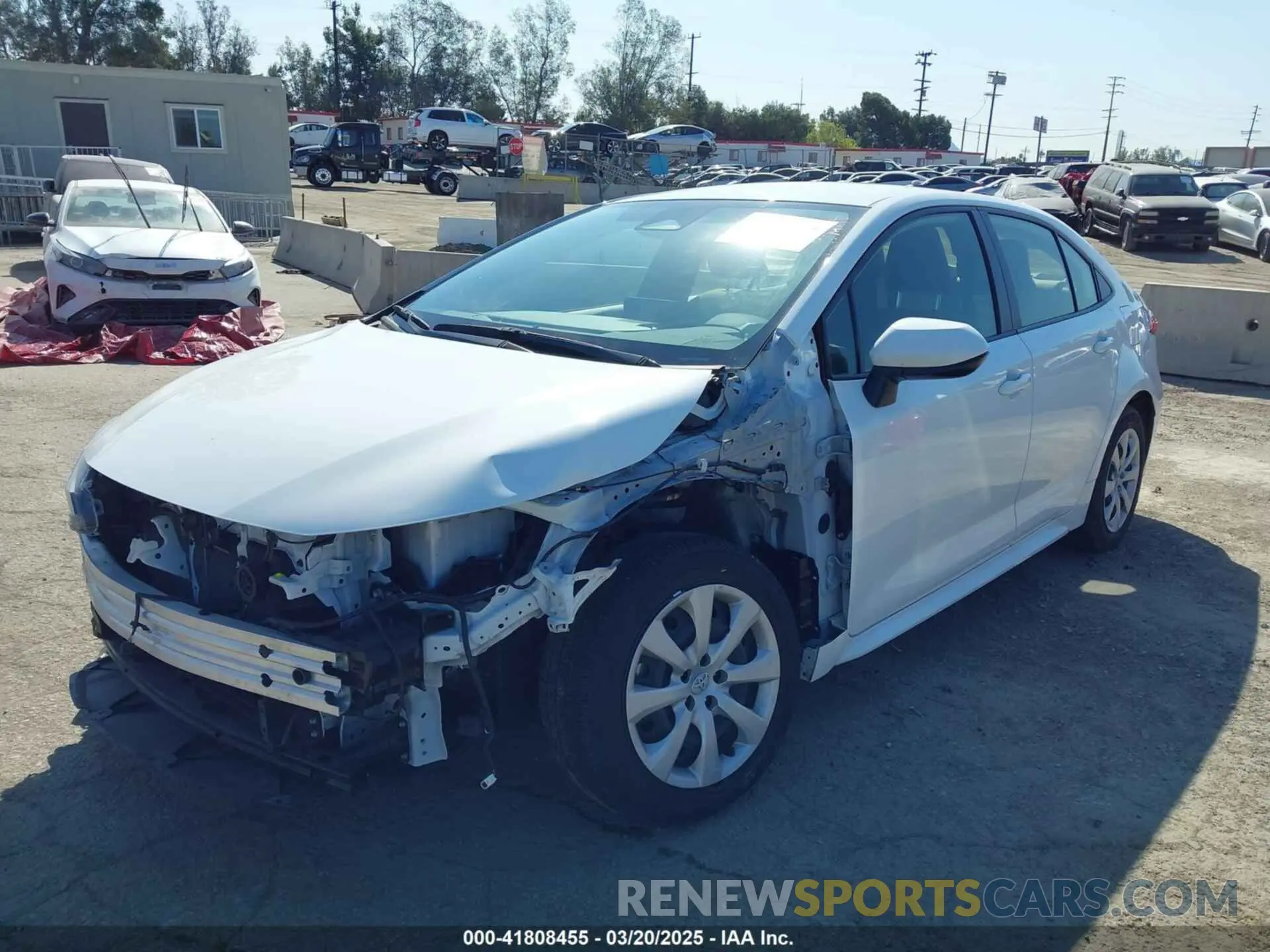 2 Фотография поврежденного автомобиля JTDBCMFE0P3016475 TOYOTA COROLLA 2023