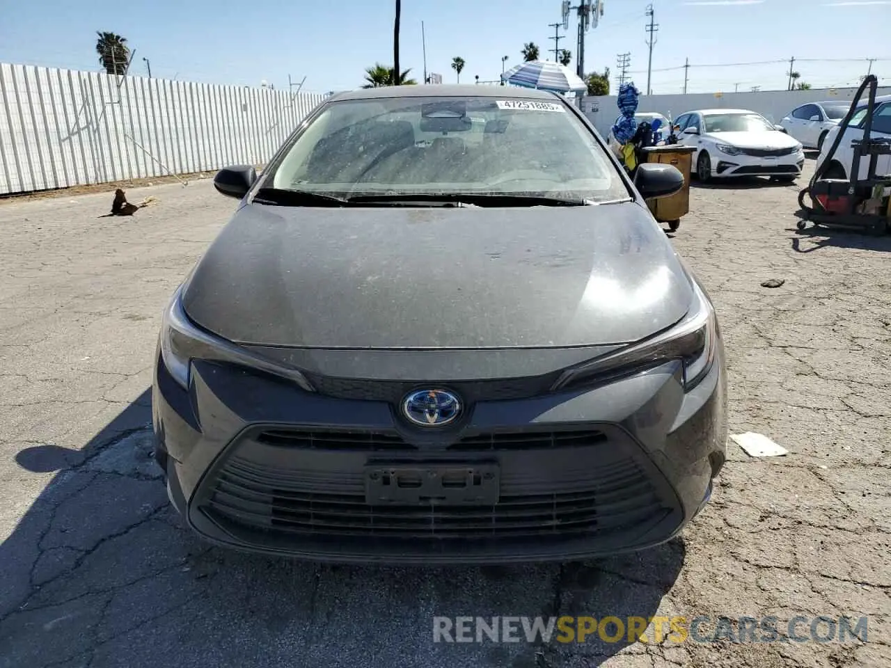 5 Фотография поврежденного автомобиля JTDBCMFE1P3023970 TOYOTA COROLLA 2023