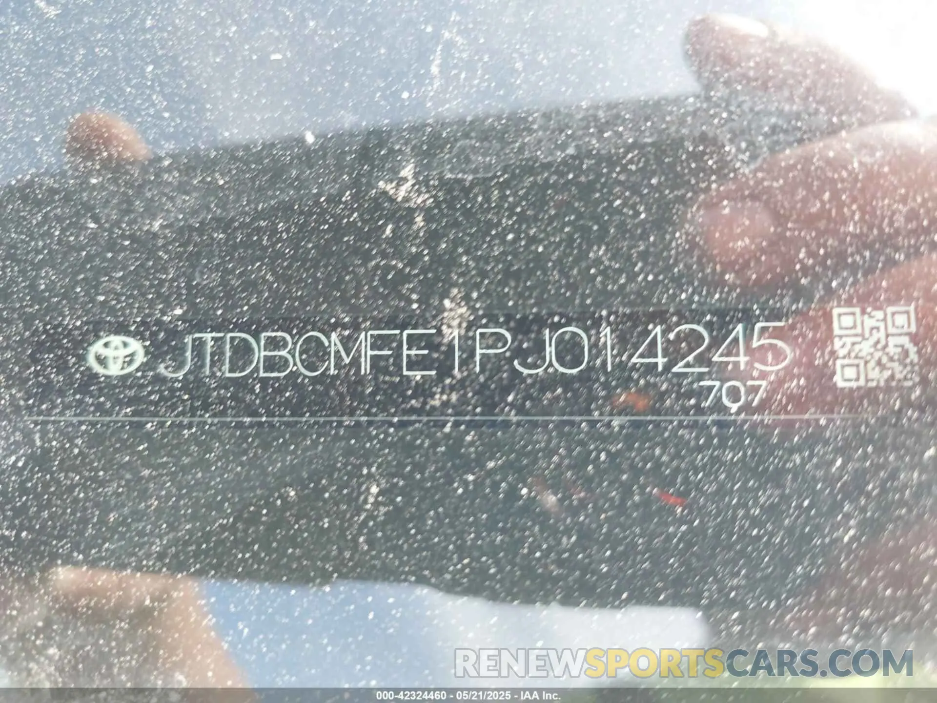 17 Photograph of a damaged car JTDBCMFE1PJ014245 TOYOTA COROLLA 2023