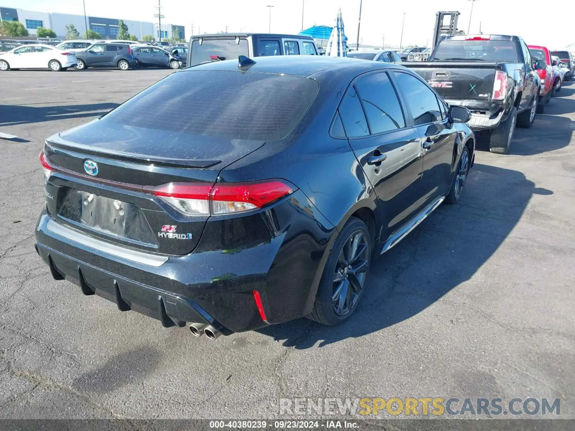 4 Фотография поврежденного автомобиля JTDBCMFE2P3001444 TOYOTA COROLLA 2023