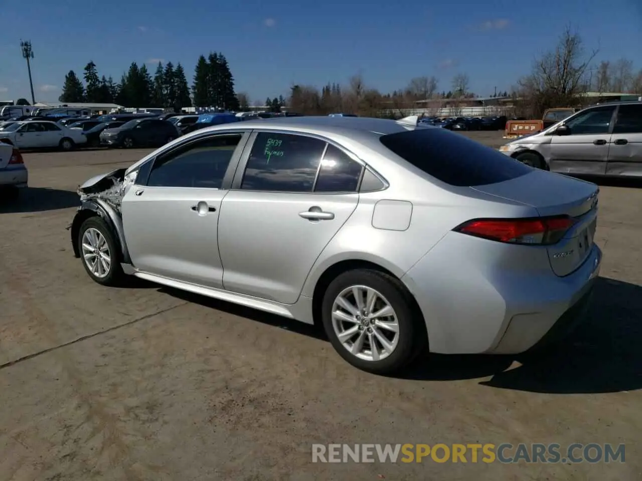 2 Photograph of a damaged car JTDBCMFE2P3013481 TOYOTA COROLLA 2023
