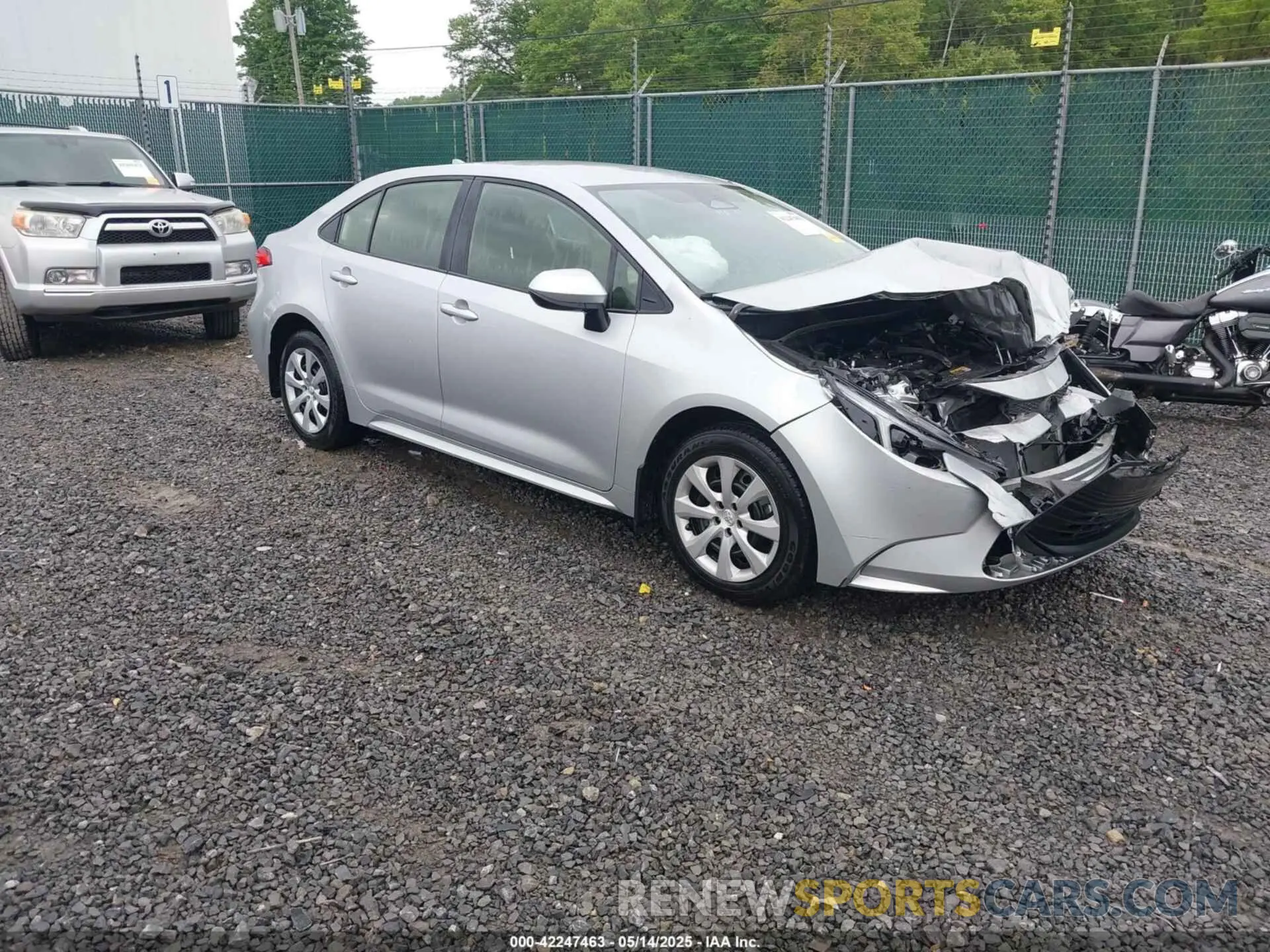 1 Photograph of a damaged car JTDBCMFE2P3019314 TOYOTA COROLLA 2023