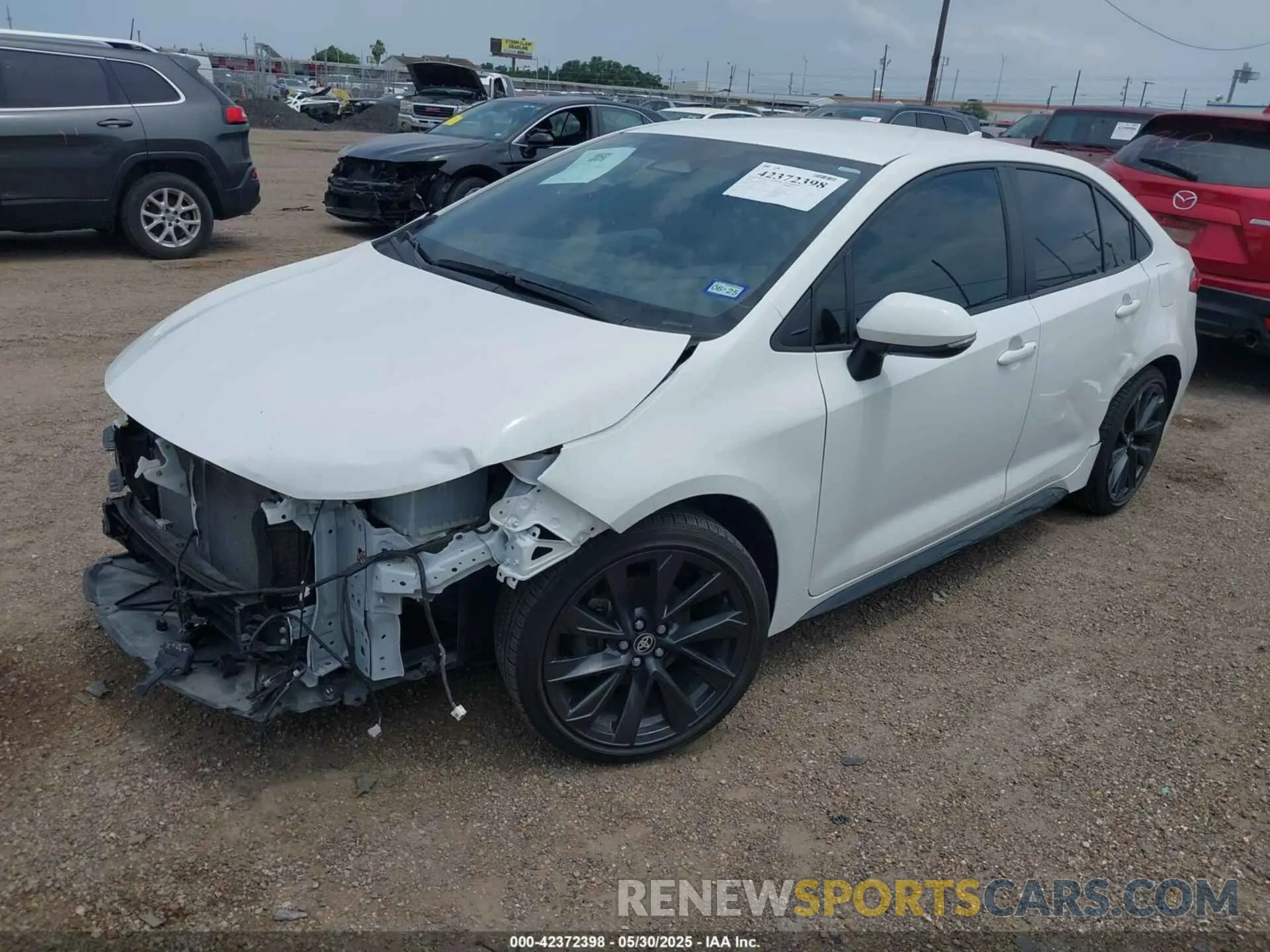2 Photograph of a damaged car JTDBCMFE2P3022231 TOYOTA COROLLA 2023