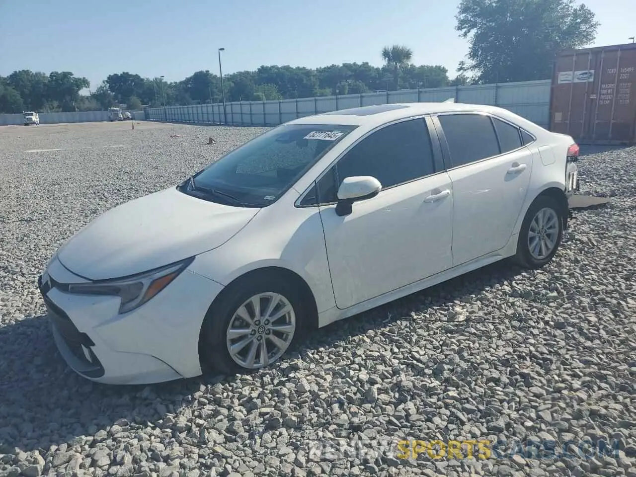 1 Photograph of a damaged car JTDBCMFE2P3025808 TOYOTA COROLLA 2023