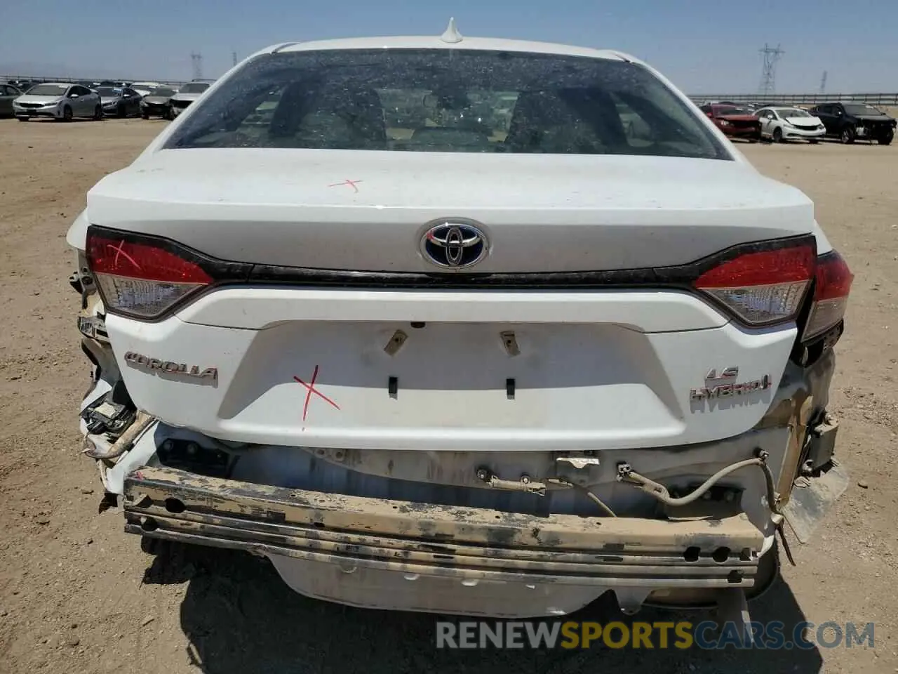 6 Photograph of a damaged car JTDBCMFE3P3009858 TOYOTA COROLLA 2023