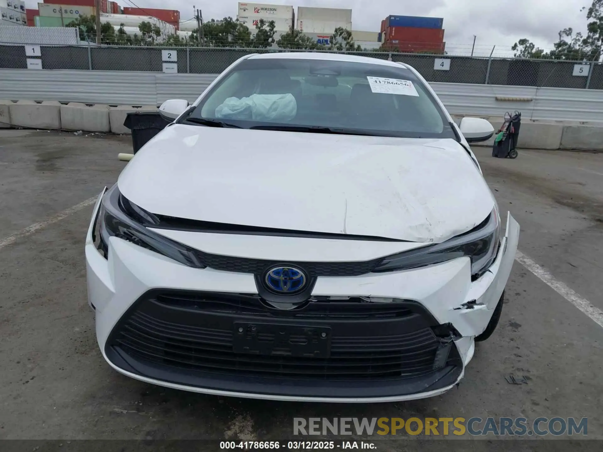 6 Фотография поврежденного автомобиля JTDBCMFE3PJ010097 TOYOTA COROLLA 2023