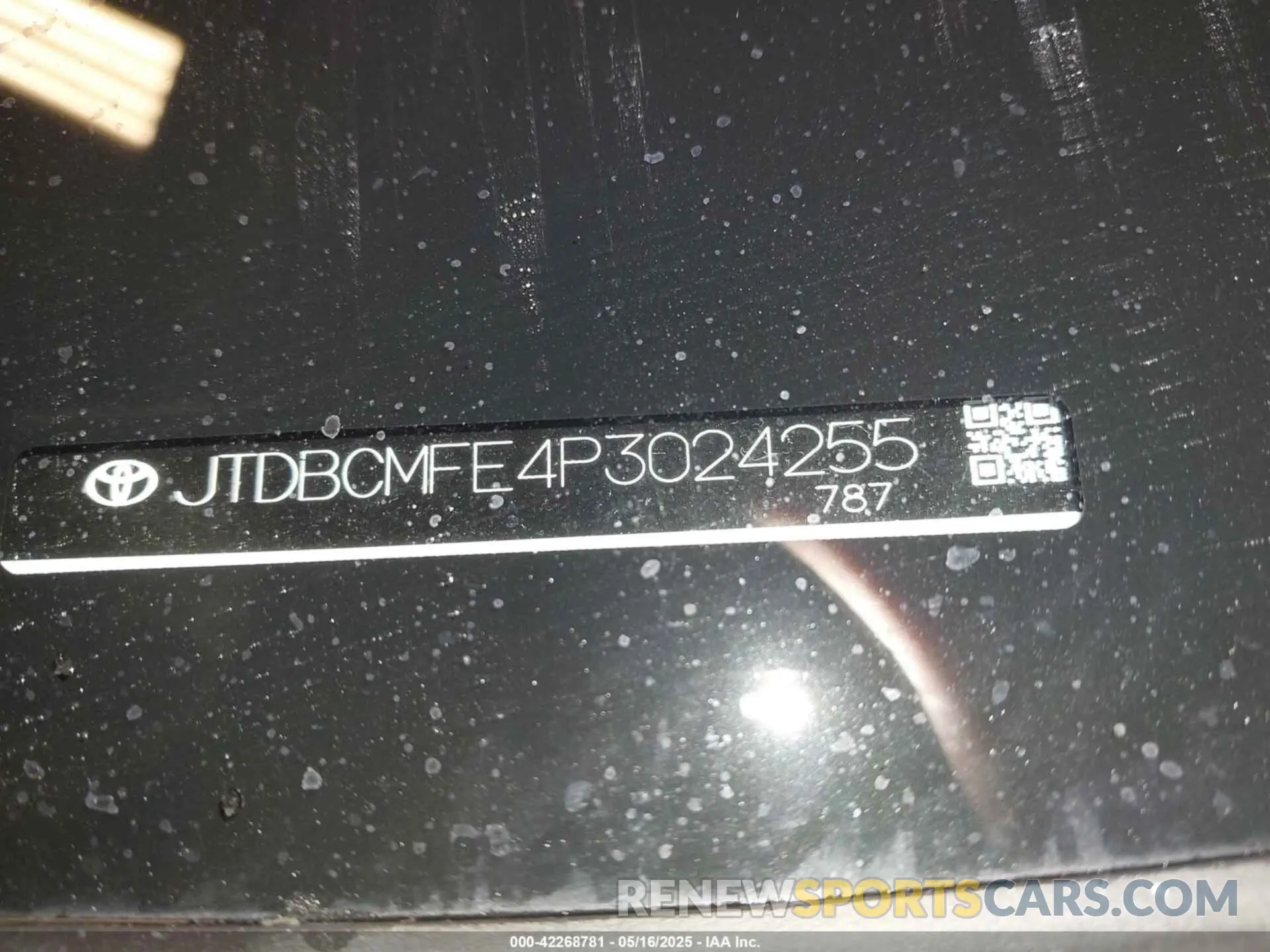9 Photograph of a damaged car JTDBCMFE4P3024255 TOYOTA COROLLA 2023