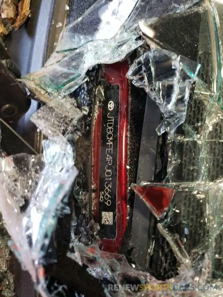 12 Photograph of a damaged car JTDBCMFE4PJ013669 TOYOTA COROLLA 2023
