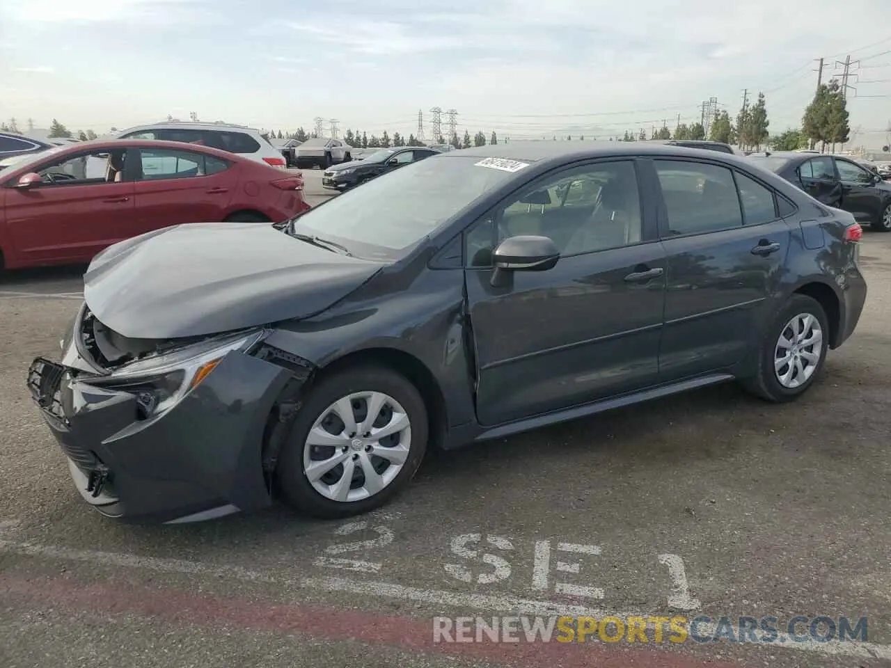 1 Photograph of a damaged car JTDBCMFE5P3001406 TOYOTA COROLLA 2023