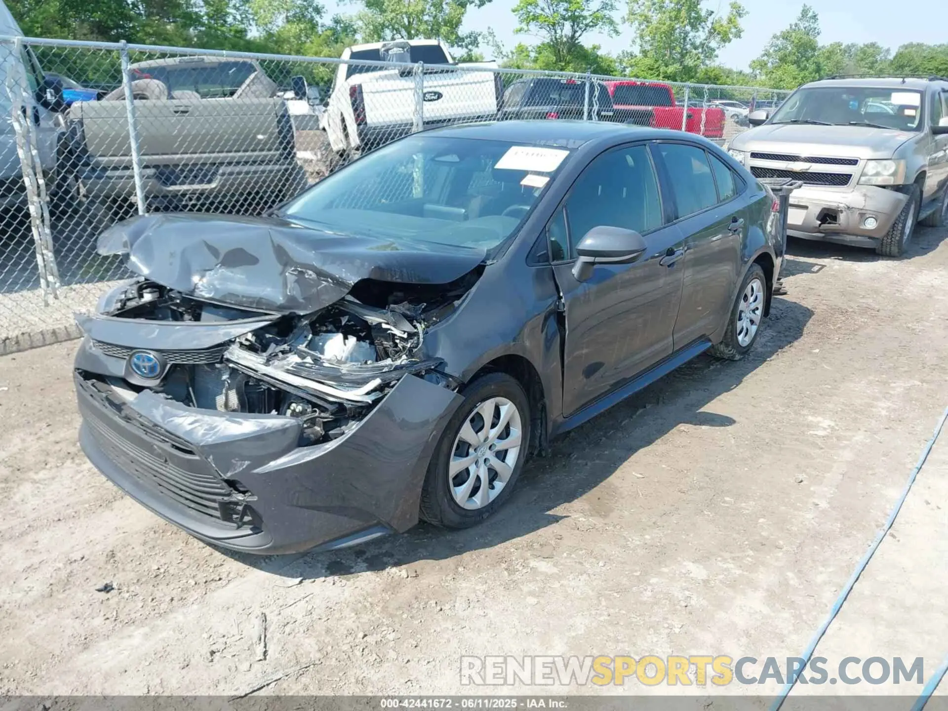 2 Photograph of a damaged car JTDBCMFE5P3001549 TOYOTA COROLLA 2023