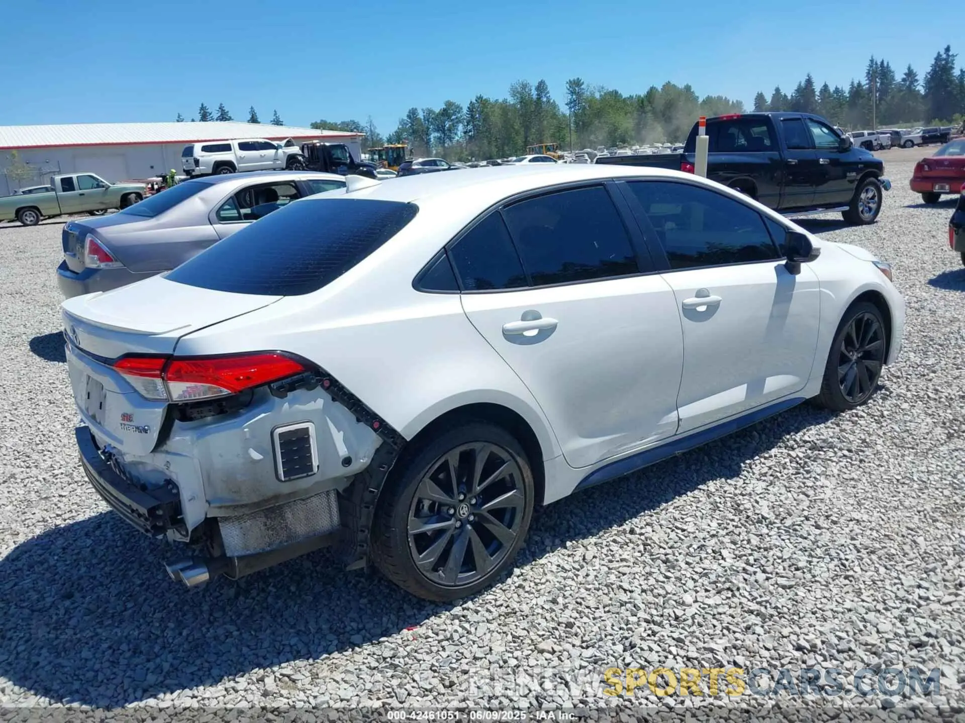 4 Фотография поврежденного автомобиля JTDBCMFE5P3015290 TOYOTA COROLLA 2023