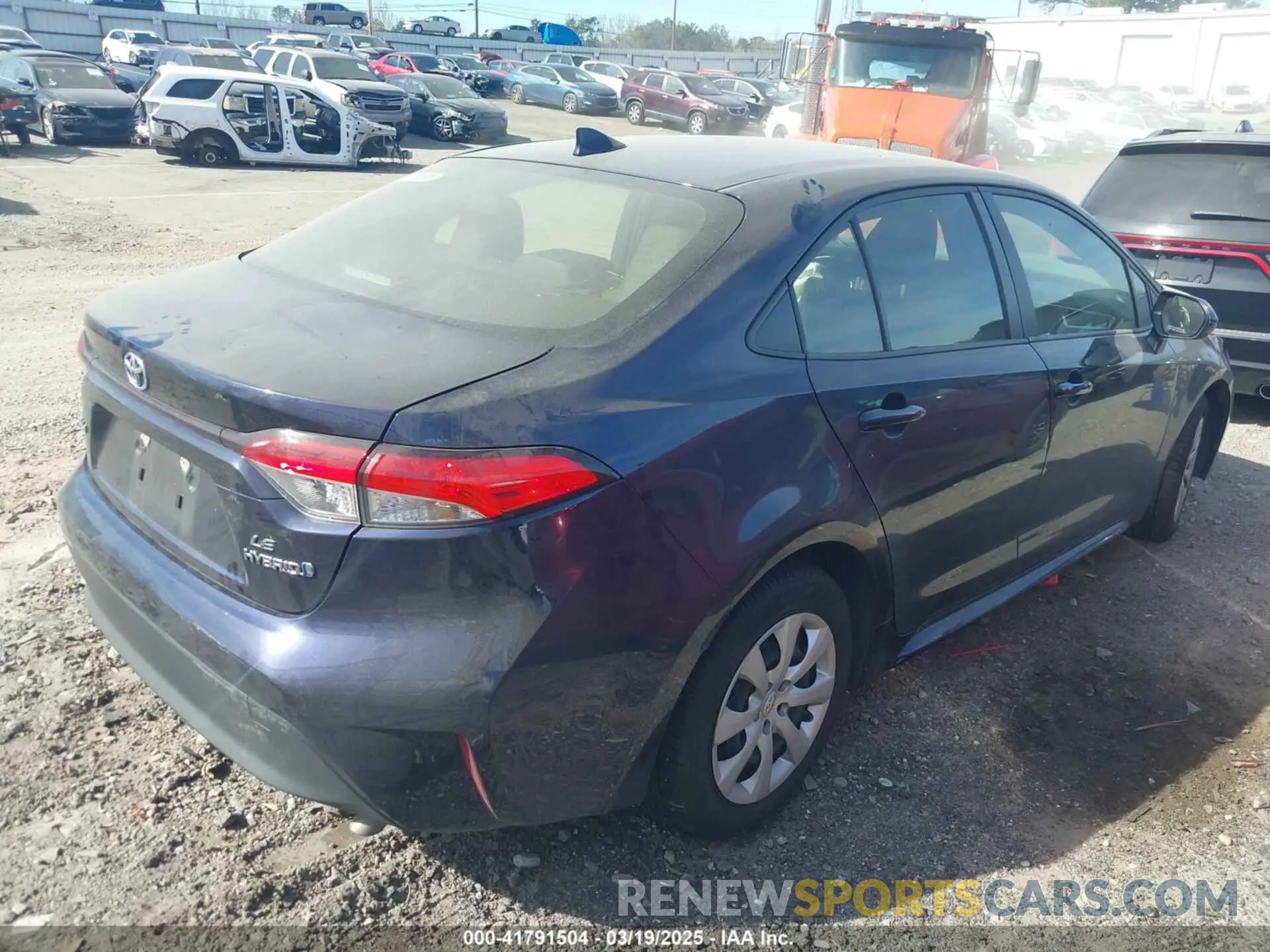 4 Фотография поврежденного автомобиля JTDBCMFE5PJ002339 TOYOTA COROLLA 2023