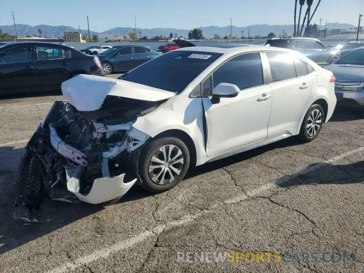 1 Photograph of a damaged car JTDBCMFE6P3001723 TOYOTA COROLLA 2023