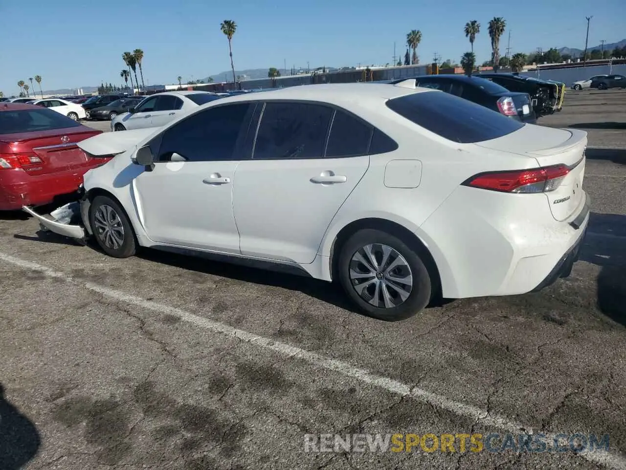 2 Photograph of a damaged car JTDBCMFE6P3001723 TOYOTA COROLLA 2023
