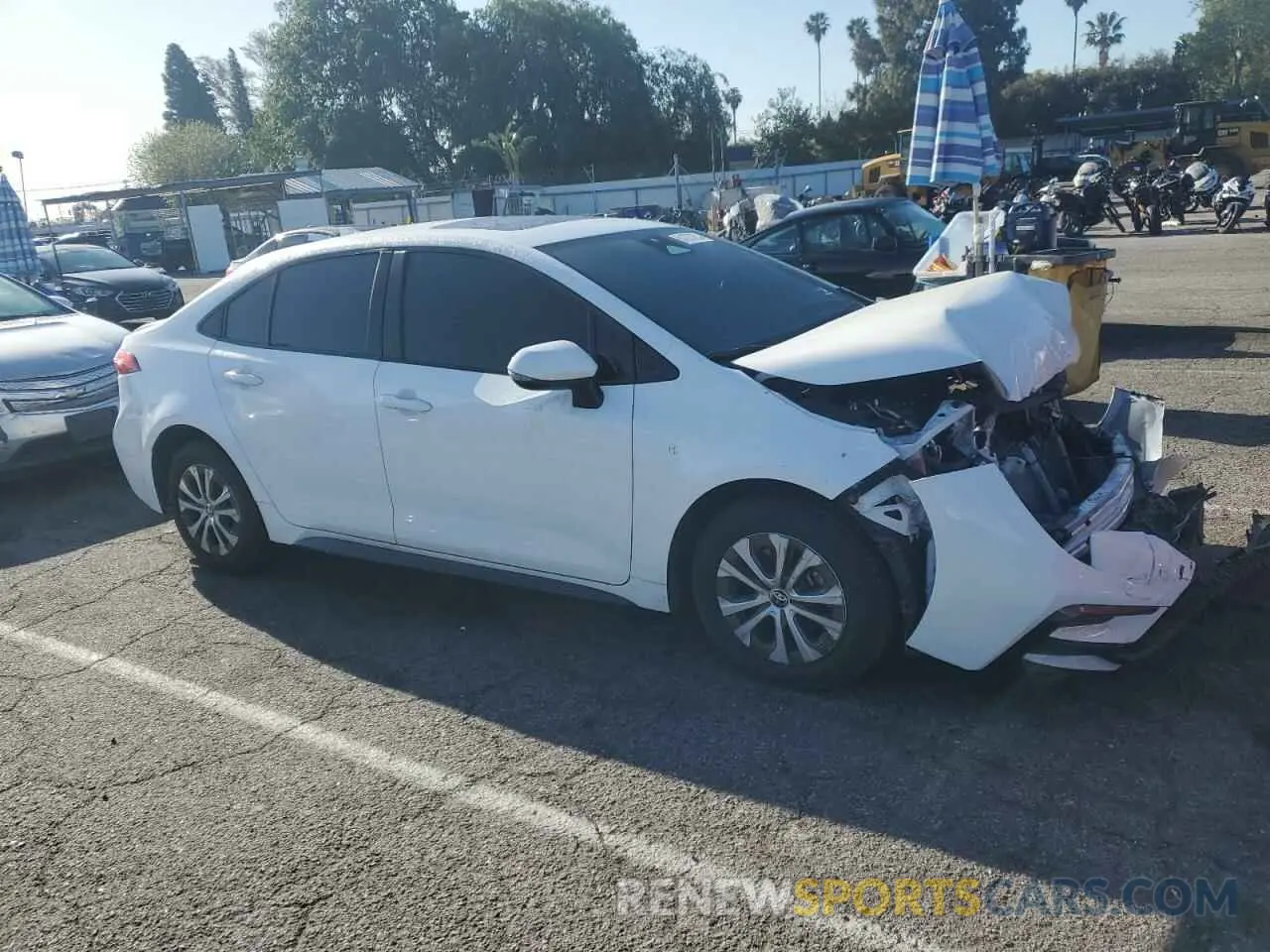 4 Photograph of a damaged car JTDBCMFE6P3001723 TOYOTA COROLLA 2023