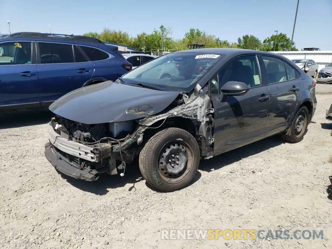 1 Photograph of a damaged car JTDBCMFE6P3009000 TOYOTA COROLLA 2023