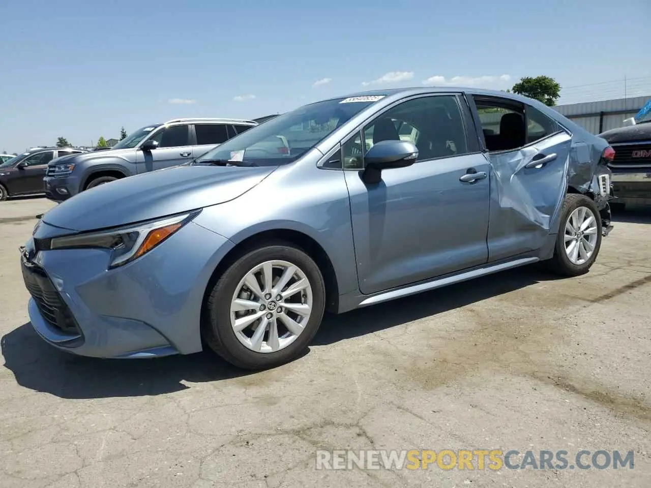 1 Photograph of a damaged car JTDBCMFE6P3013886 TOYOTA COROLLA 2023