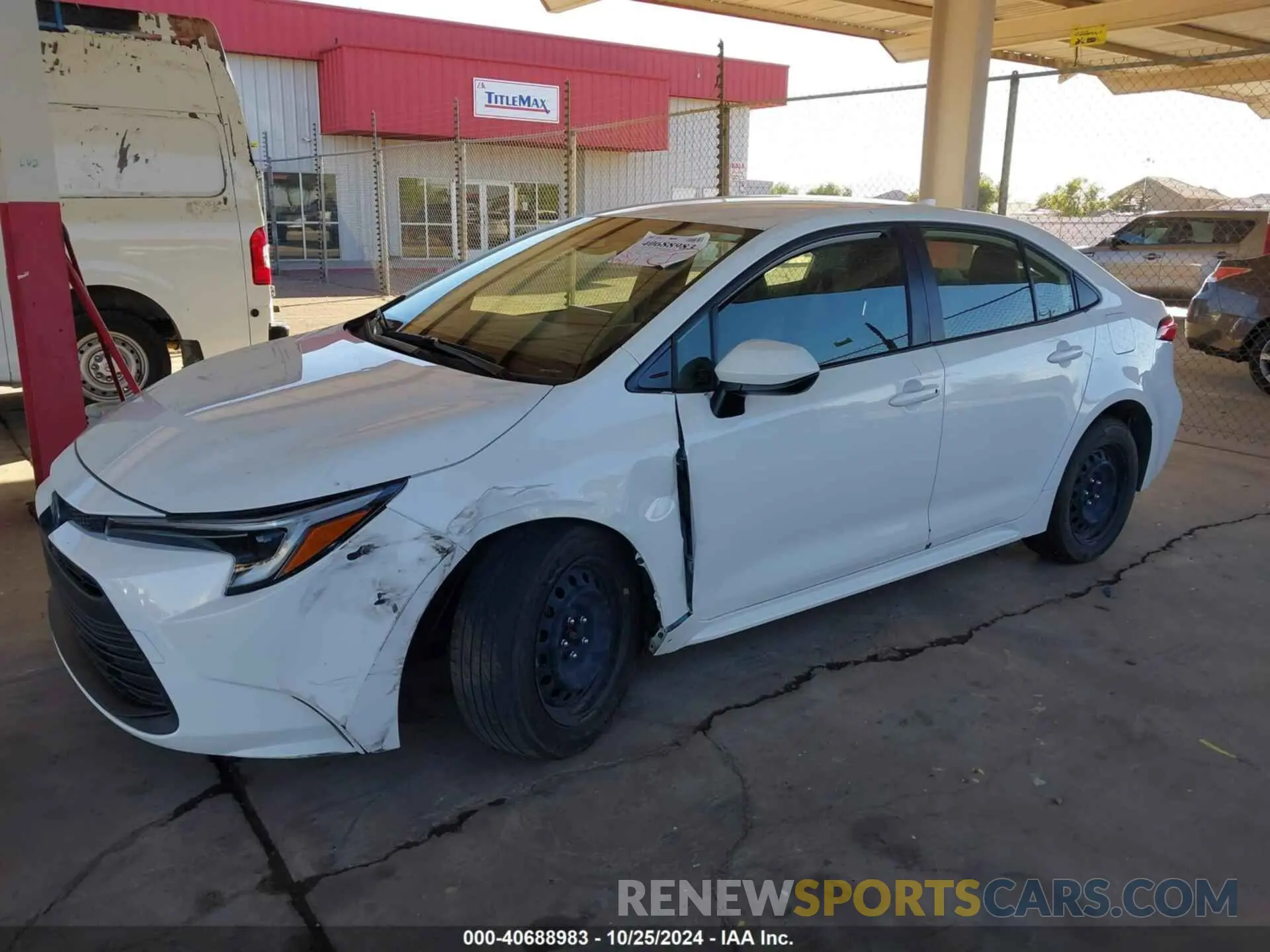 2 Photograph of a damaged car JTDBCMFE6P3014133 TOYOTA COROLLA 2023