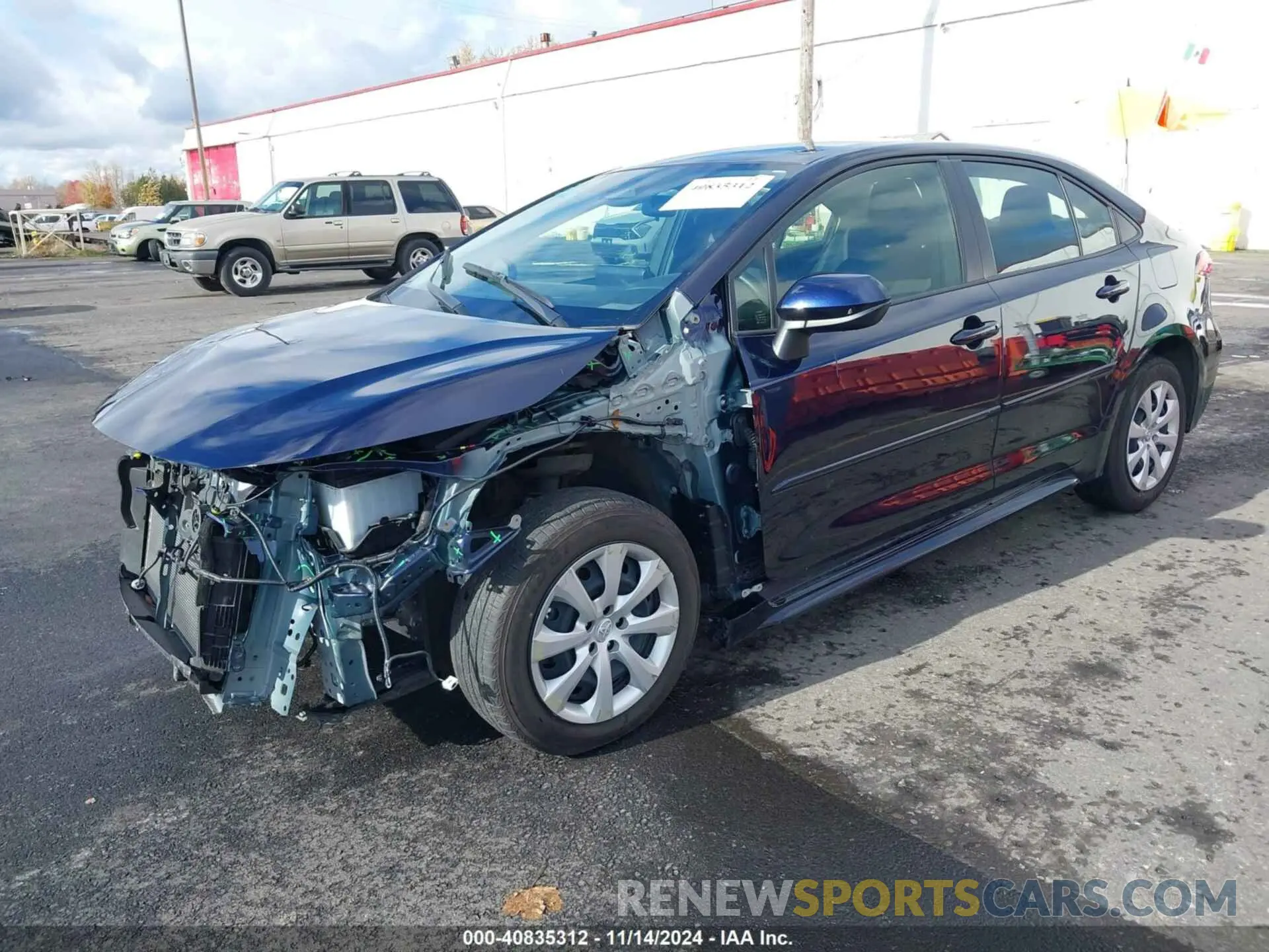 2 Фотография поврежденного автомобиля JTDBCMFE6PJ003256 TOYOTA COROLLA 2023