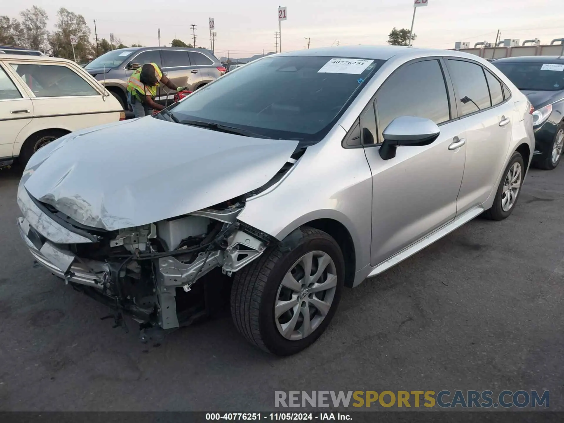 2 Photograph of a damaged car JTDBCMFE6PJ007825 TOYOTA COROLLA 2023