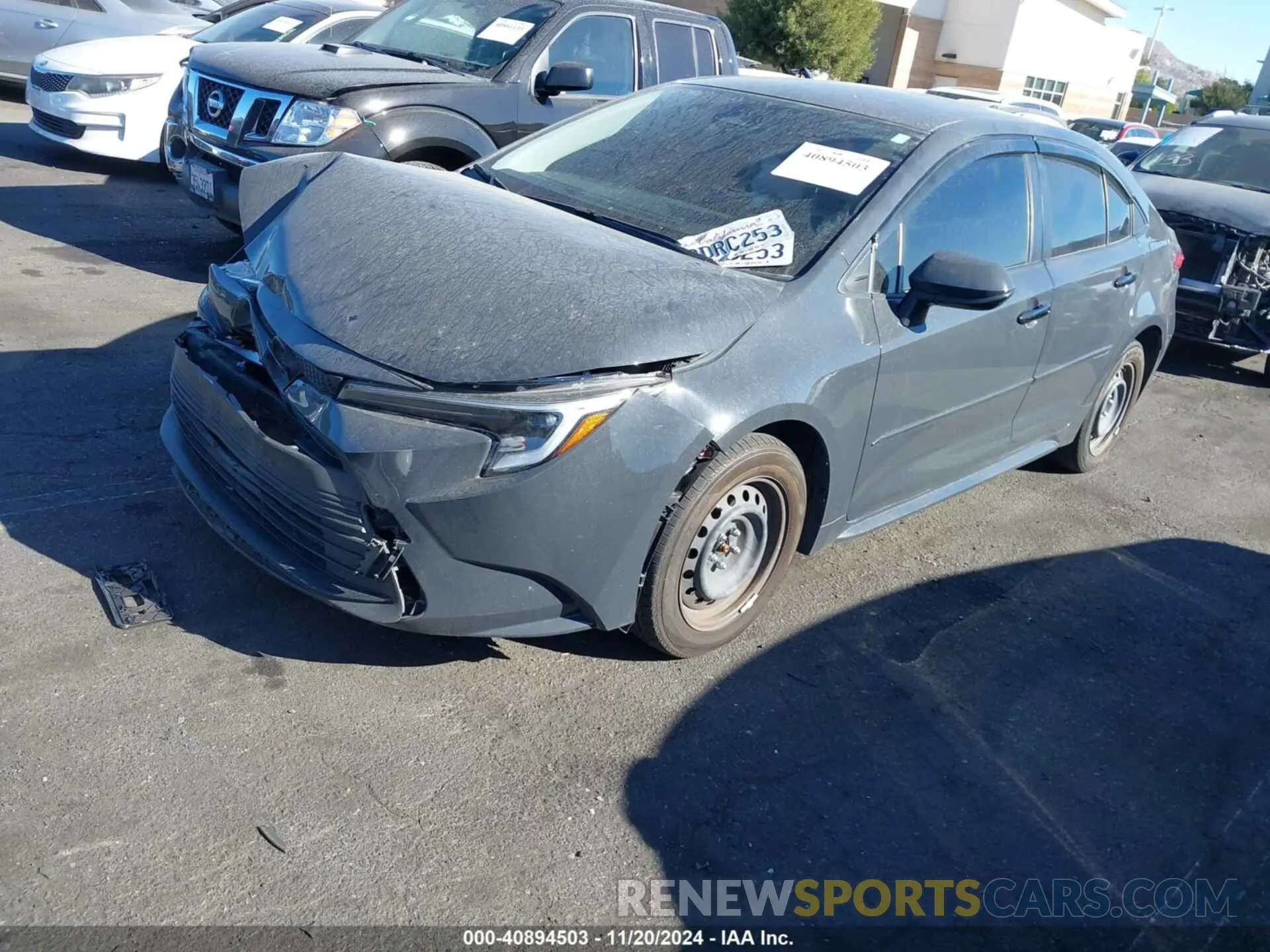2 Фотография поврежденного автомобиля JTDBCMFE7P3002346 TOYOTA COROLLA 2023