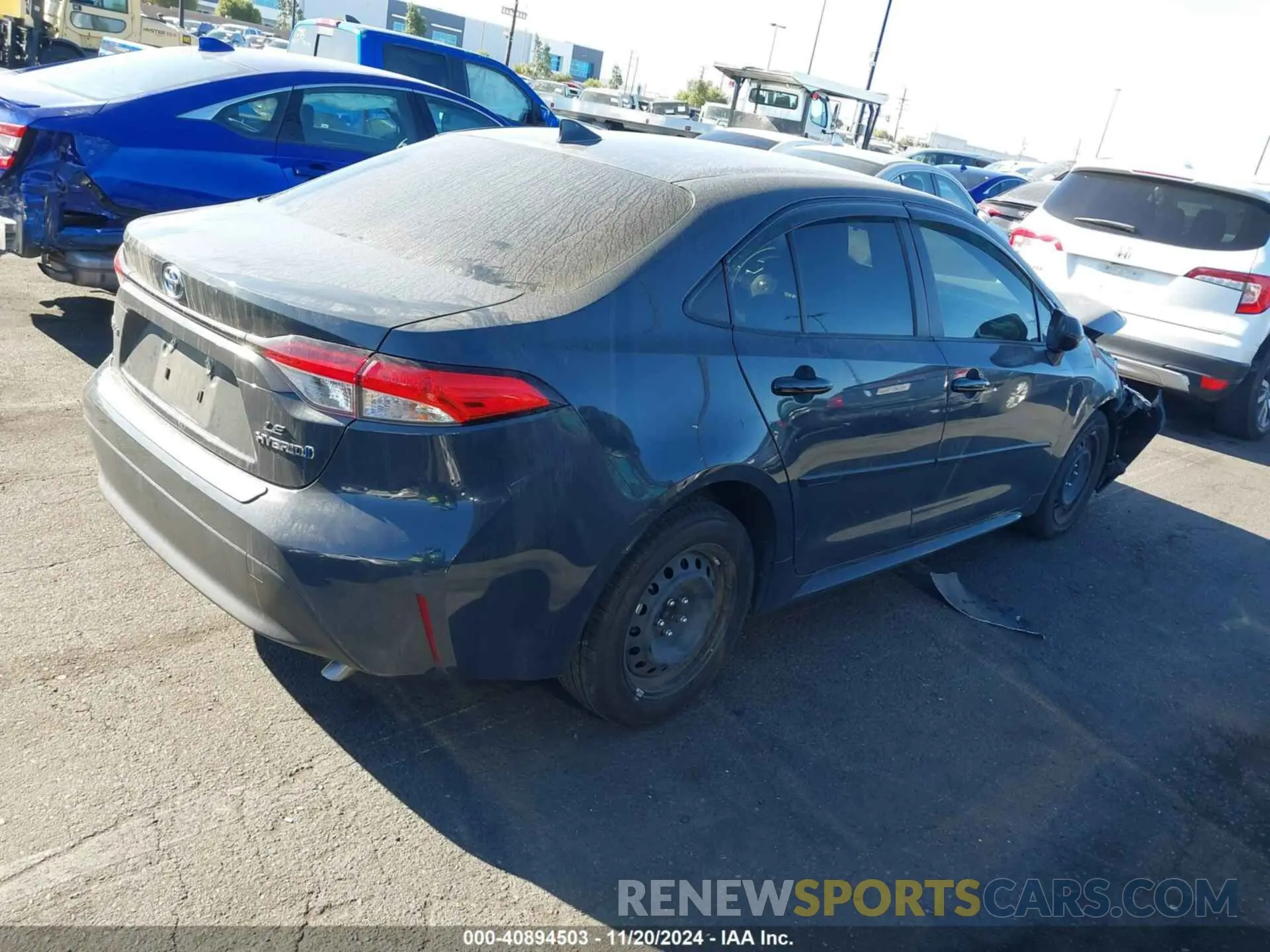 4 Фотография поврежденного автомобиля JTDBCMFE7P3002346 TOYOTA COROLLA 2023