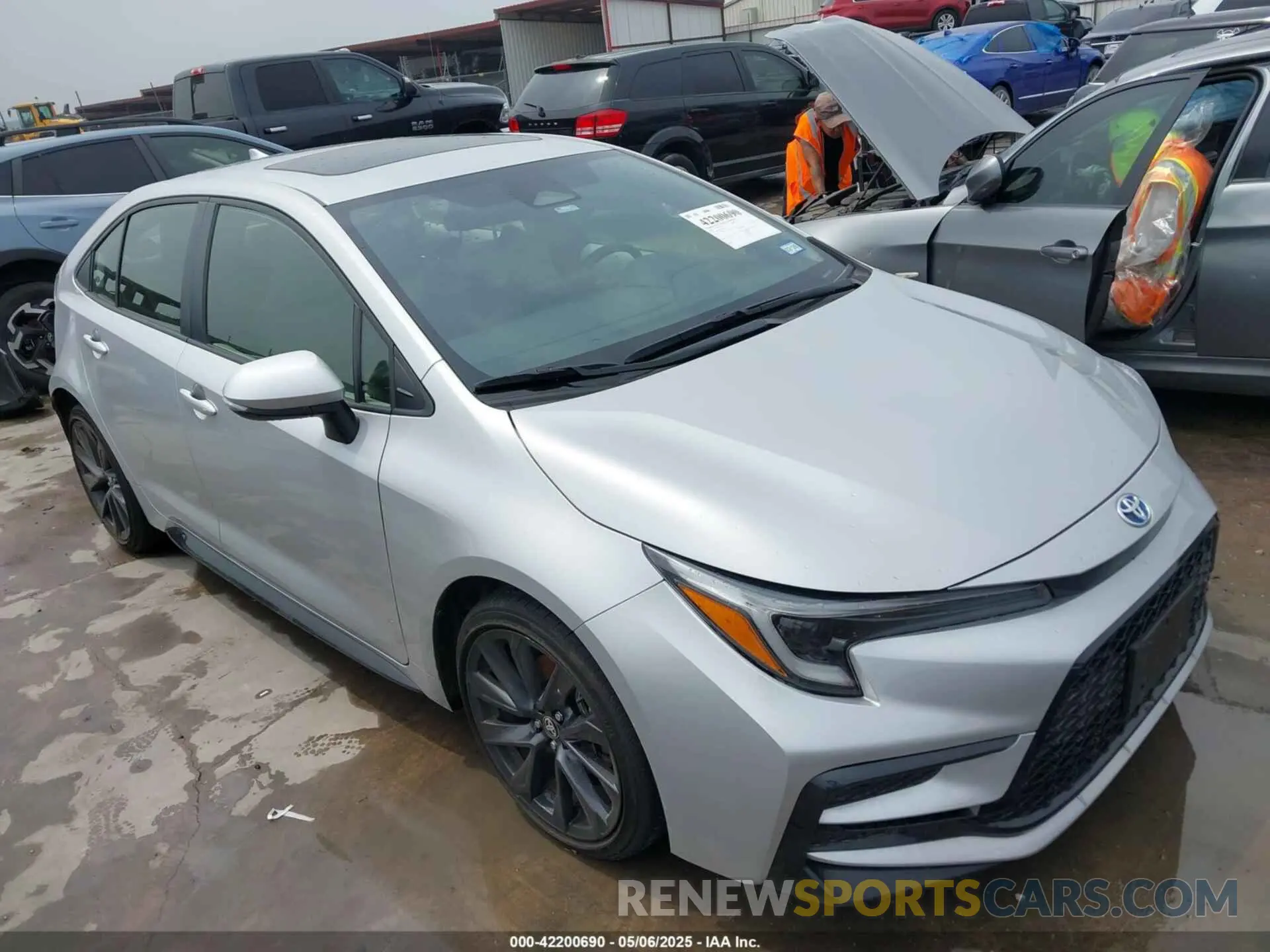 1 Фотография поврежденного автомобиля JTDBCMFE7P3012178 TOYOTA COROLLA 2023