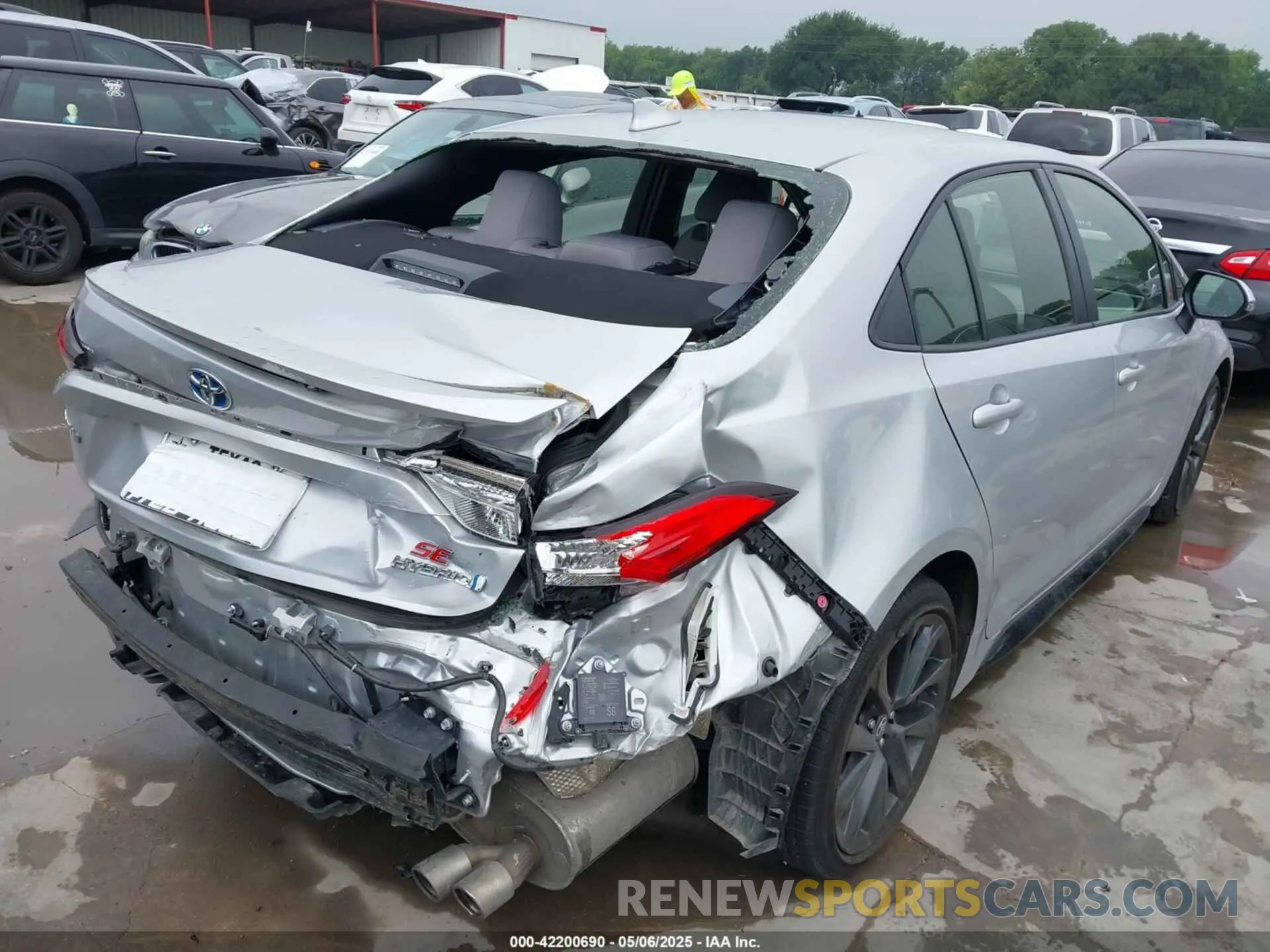 4 Фотография поврежденного автомобиля JTDBCMFE7P3012178 TOYOTA COROLLA 2023
