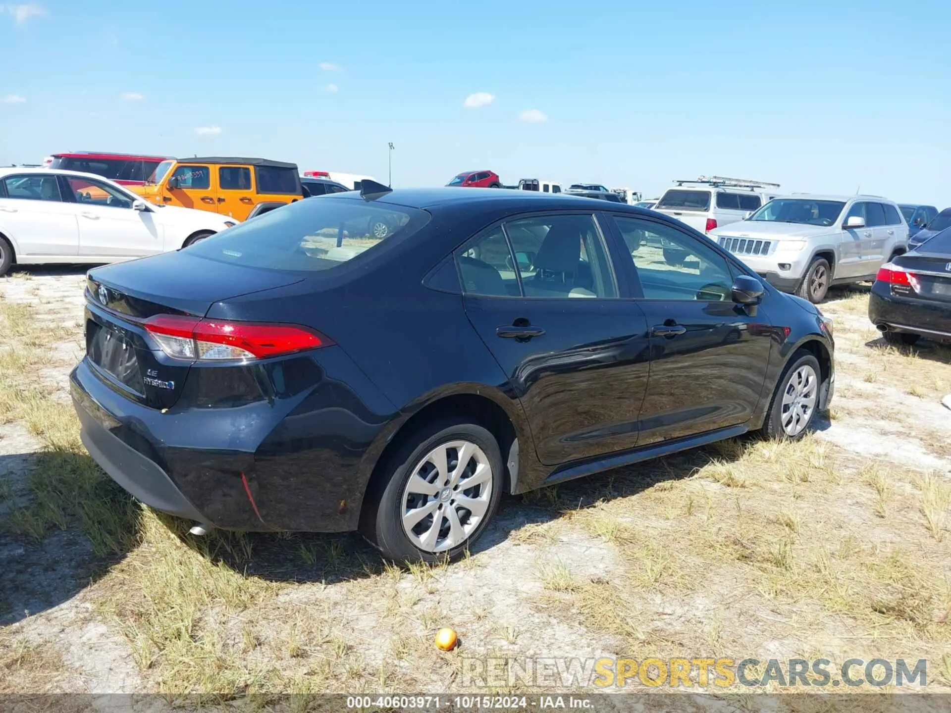 4 Фотография поврежденного автомобиля JTDBCMFE7P3015260 TOYOTA COROLLA 2023
