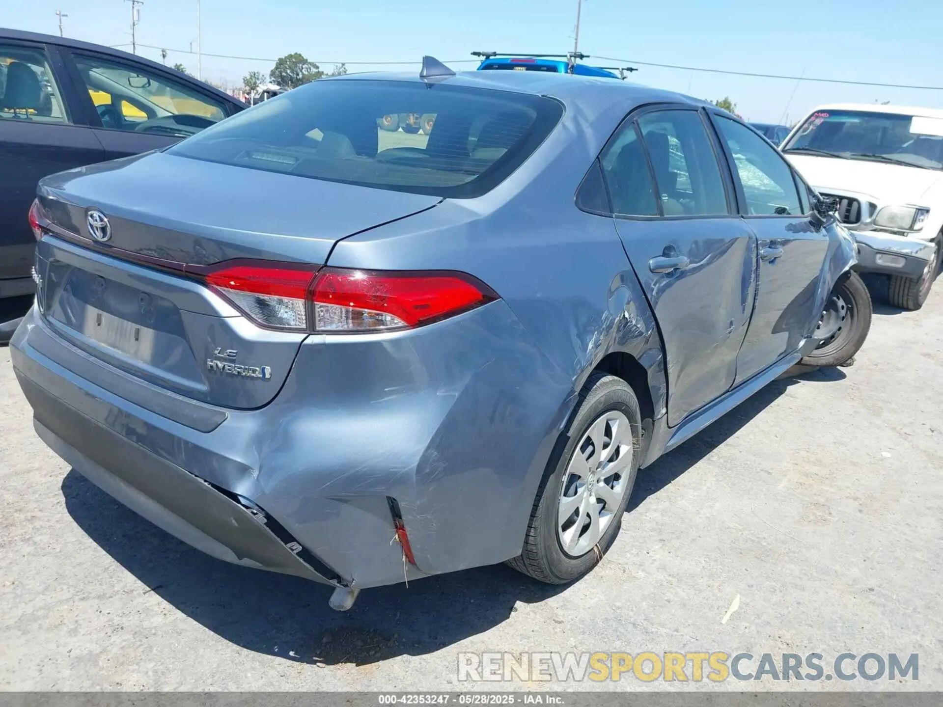 4 Фотография поврежденного автомобиля JTDBCMFE7P3020359 TOYOTA COROLLA 2023