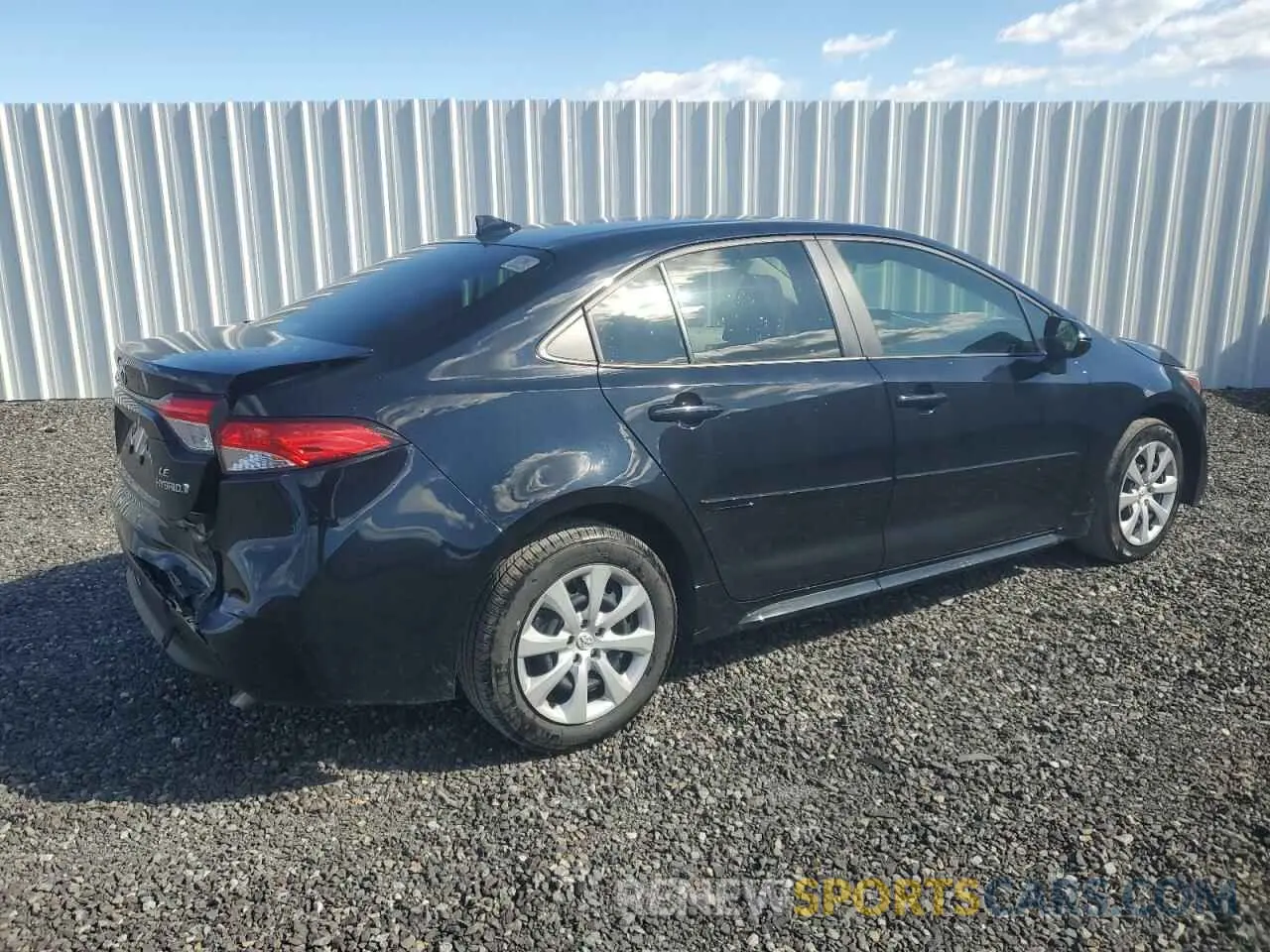 3 Photograph of a damaged car JTDBCMFE7P3021902 TOYOTA COROLLA 2023