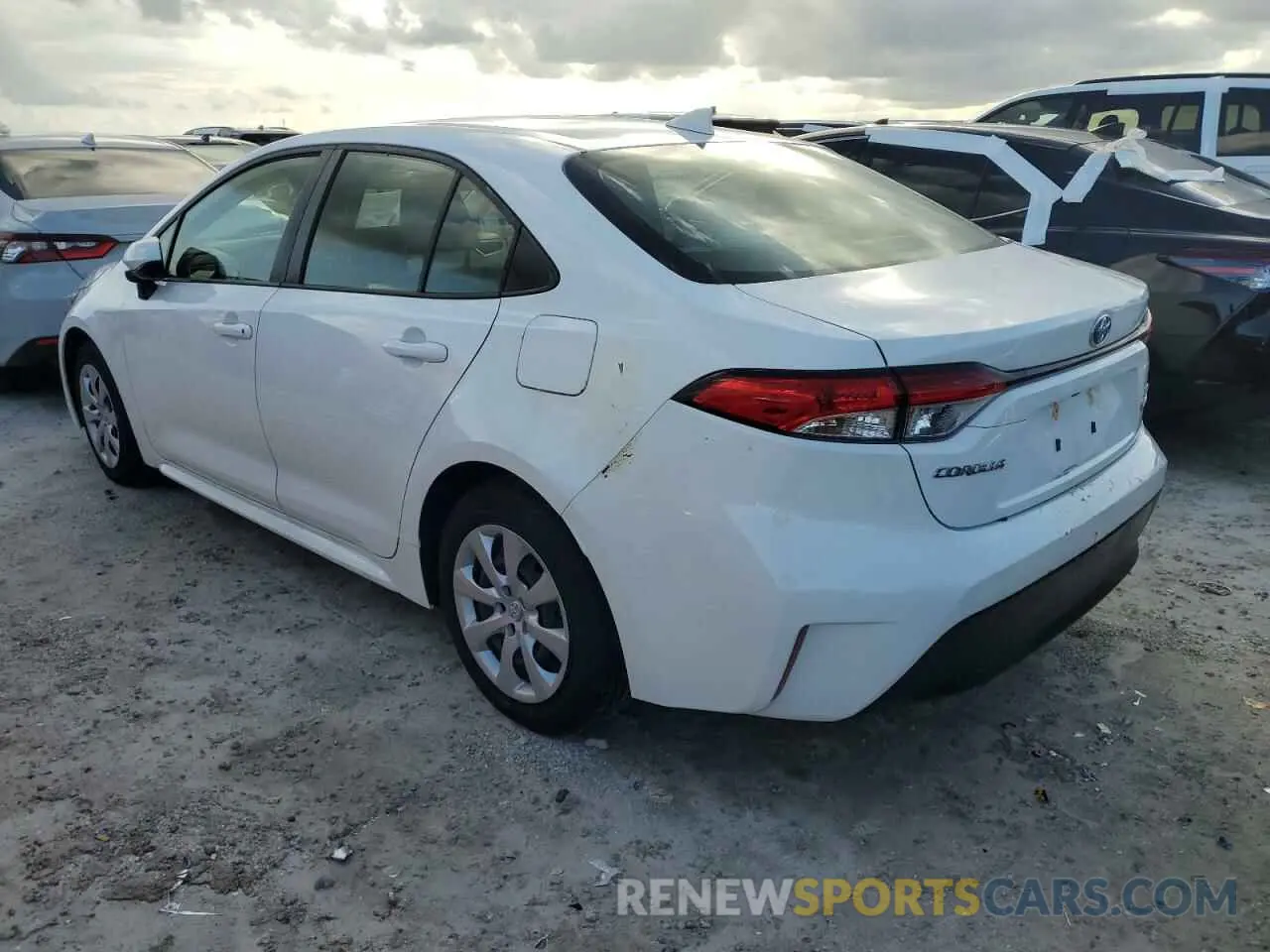 2 Photograph of a damaged car JTDBCMFE7PJ006411 TOYOTA COROLLA 2023