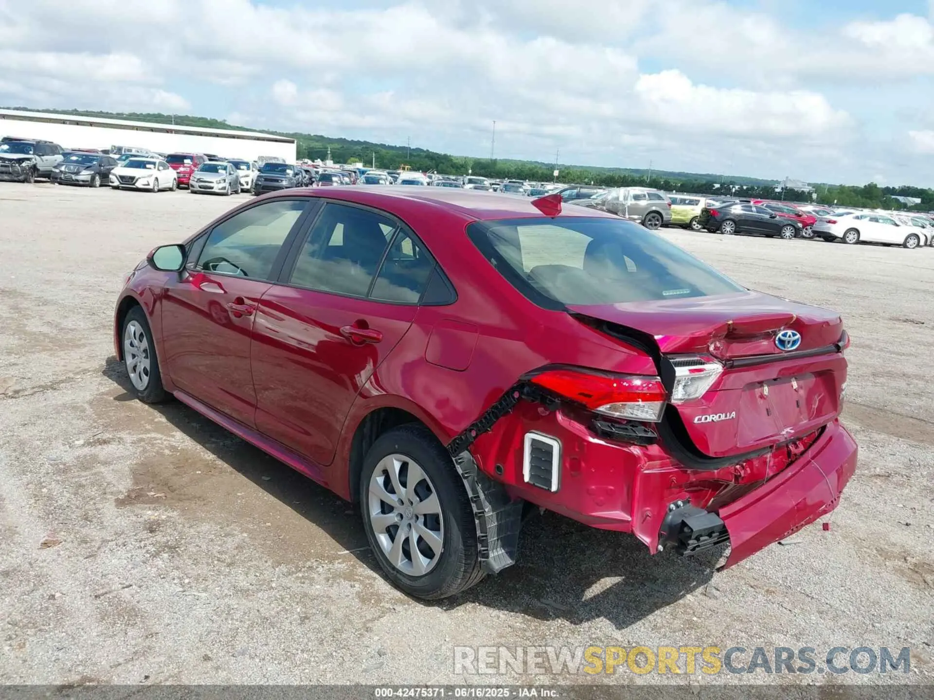 3 Photograph of a damaged car JTDBCMFE7PJ007252 TOYOTA COROLLA 2023