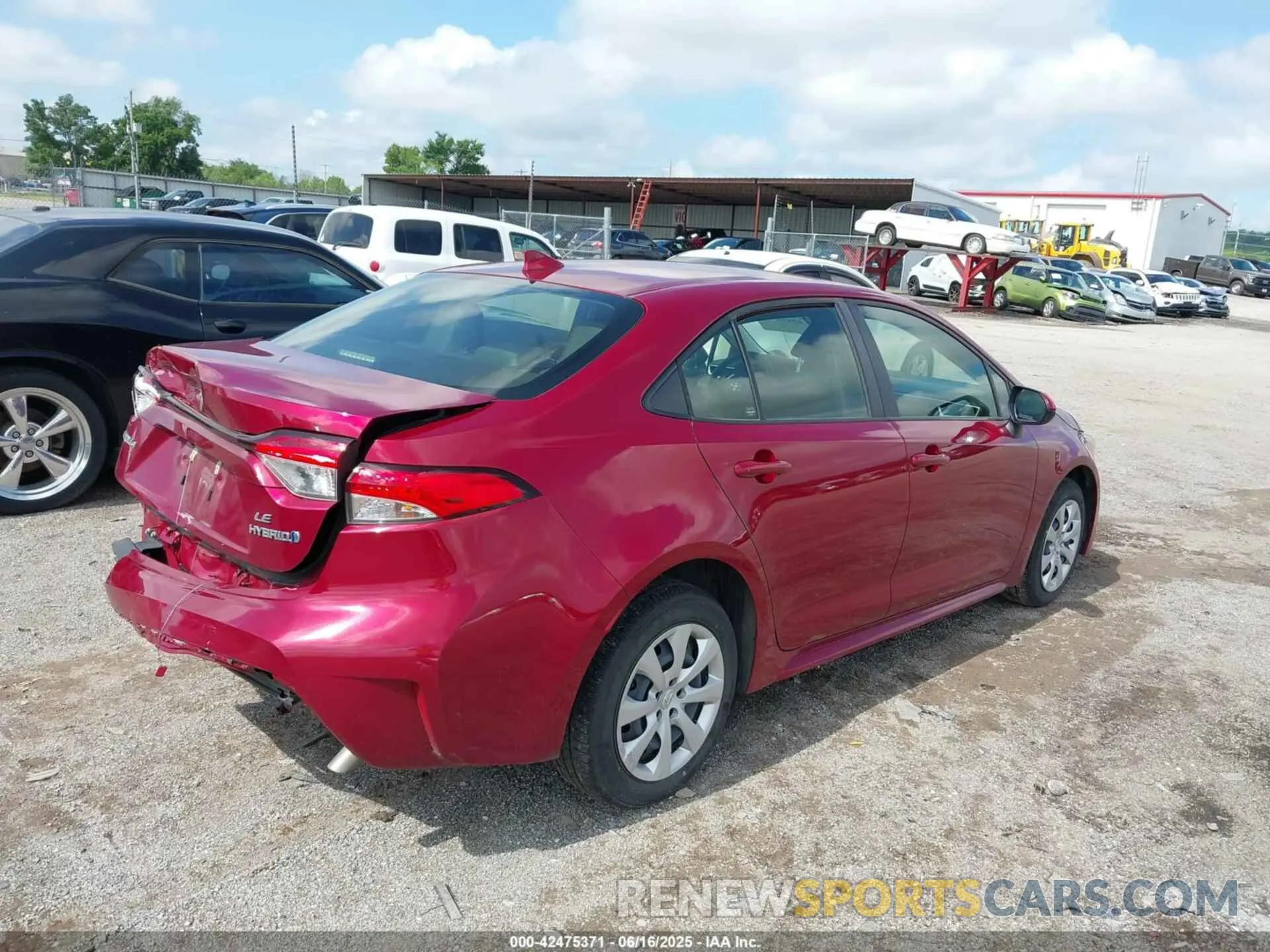 4 Photograph of a damaged car JTDBCMFE7PJ007252 TOYOTA COROLLA 2023