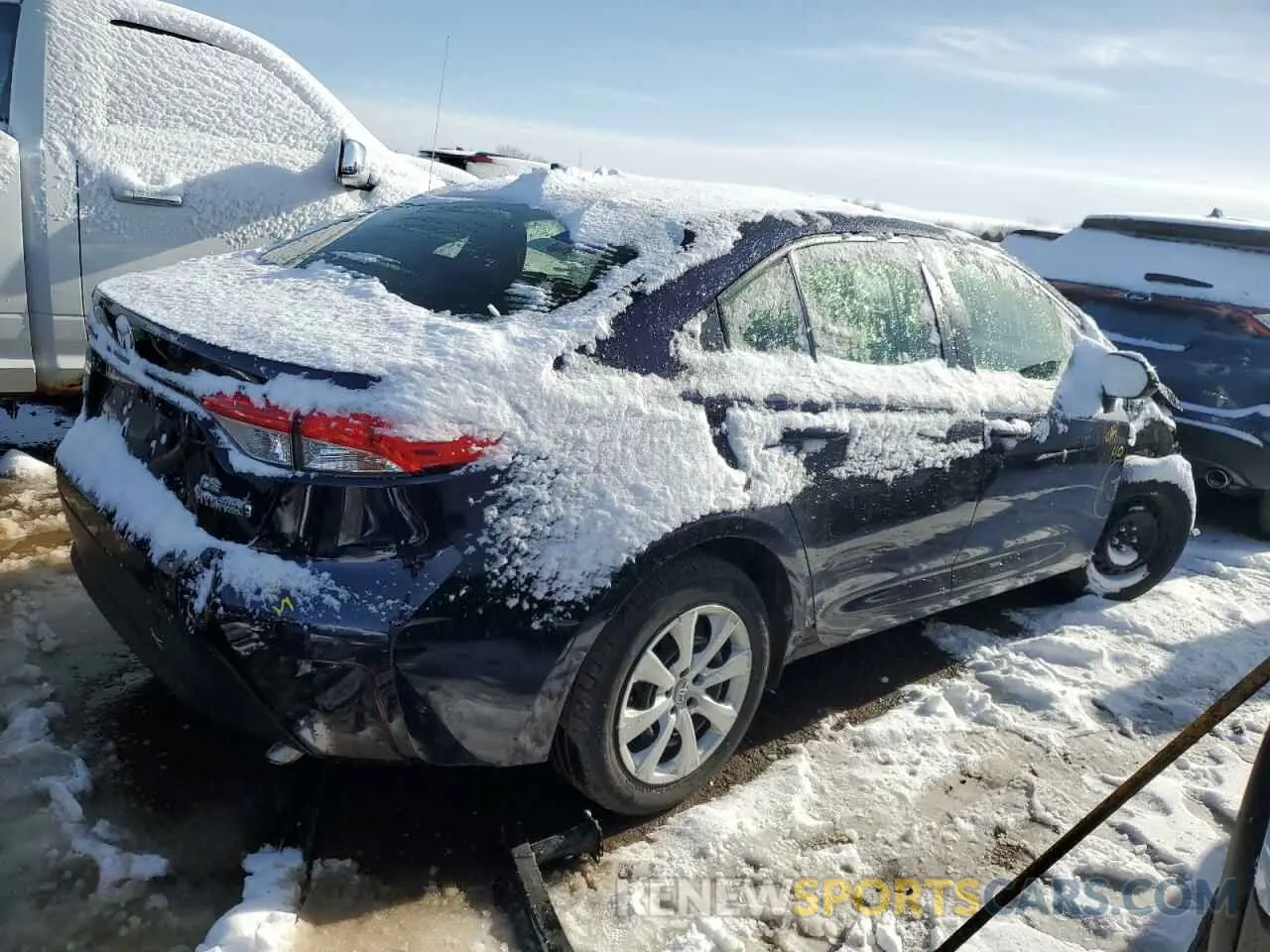 3 Фотография поврежденного автомобиля JTDBCMFE7PJ008756 TOYOTA COROLLA 2023