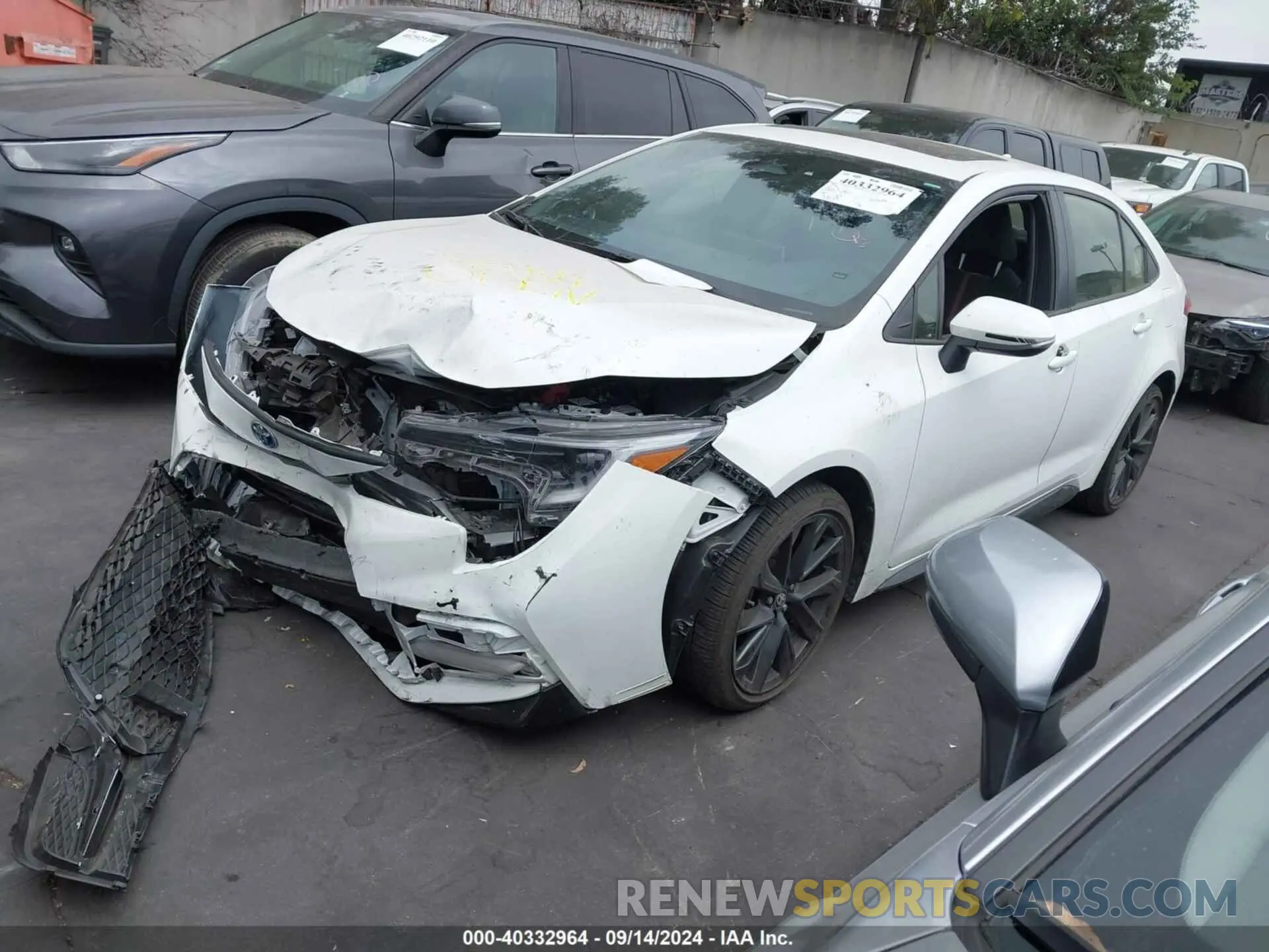 2 Photograph of a damaged car JTDBCMFE7PJ013777 TOYOTA COROLLA 2023