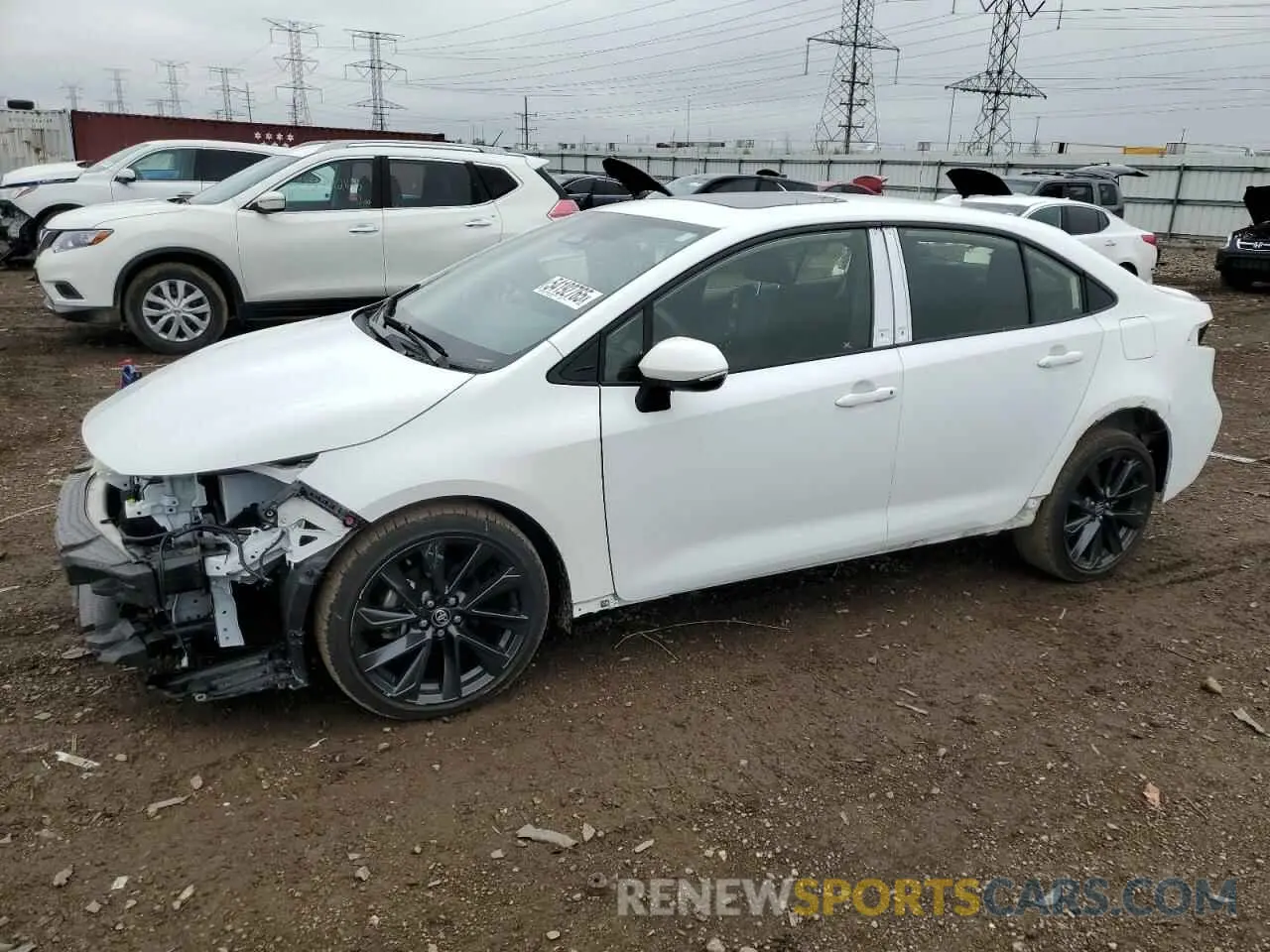 1 Фотография поврежденного автомобиля JTDBCMFE8P3001061 TOYOTA COROLLA 2023