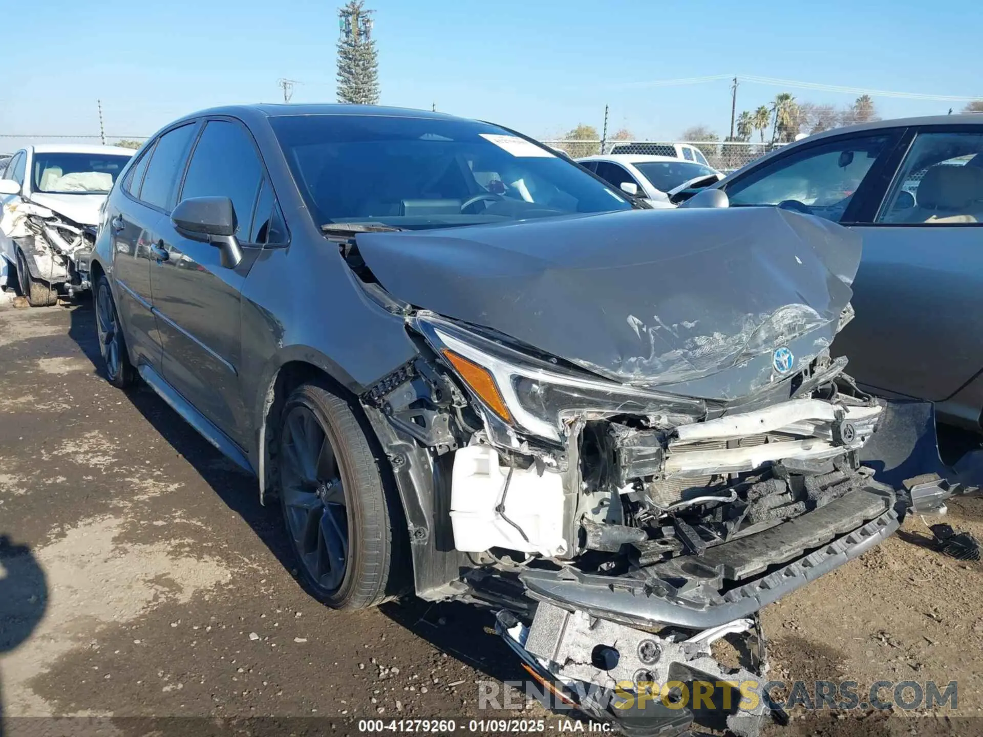 1 Photograph of a damaged car JTDBCMFE8P3014909 TOYOTA COROLLA 2023