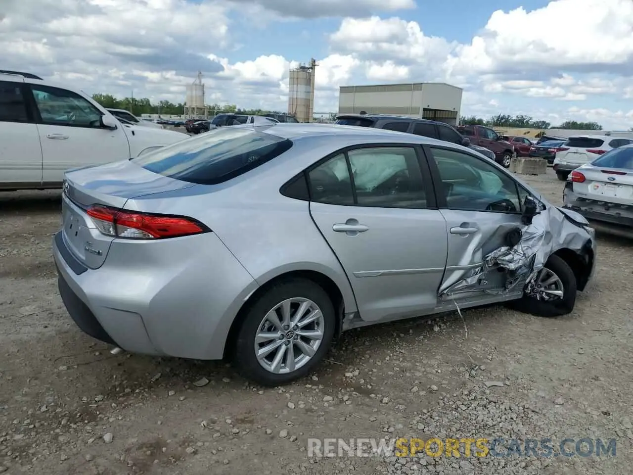 3 Фотография поврежденного автомобиля JTDBCMFE9P3018466 TOYOTA COROLLA 2023