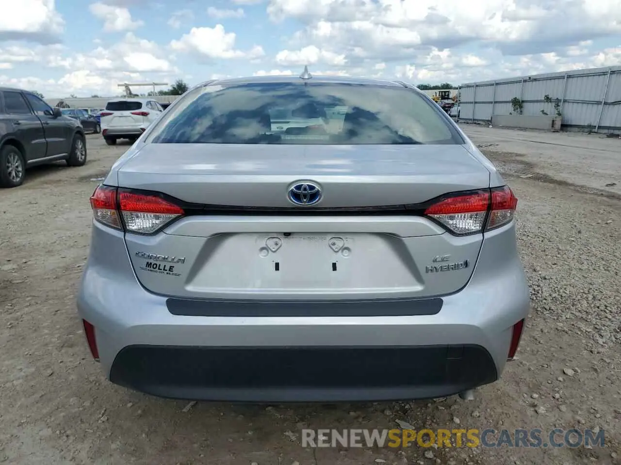6 Фотография поврежденного автомобиля JTDBCMFE9P3018466 TOYOTA COROLLA 2023
