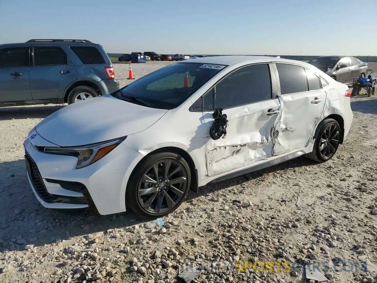 1 Photograph of a damaged car JTDBCMFEXP3011672 TOYOTA COROLLA 2023