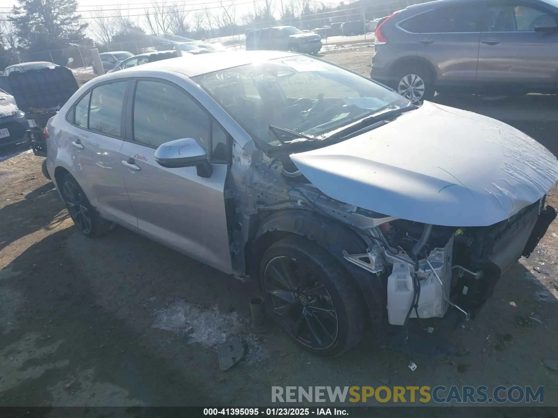 1 Photograph of a damaged car JTDBCMFEXP3014216 TOYOTA COROLLA 2023