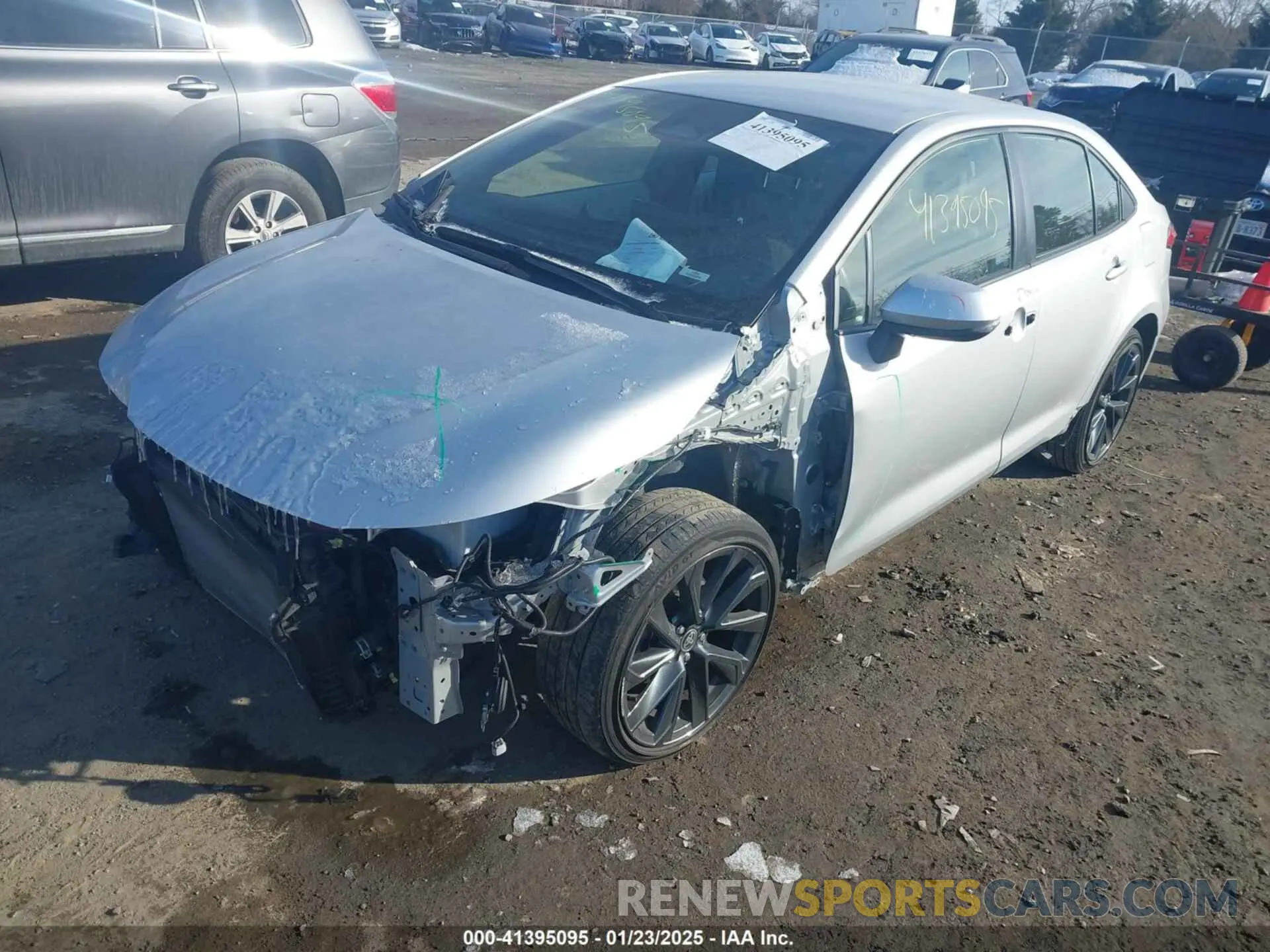 2 Photograph of a damaged car JTDBCMFEXP3014216 TOYOTA COROLLA 2023
