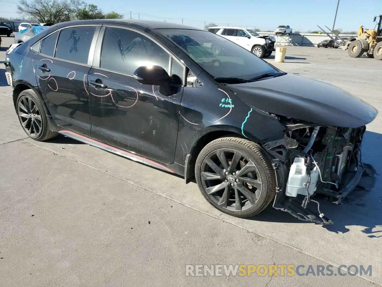 4 Фотография поврежденного автомобиля JTDBCMFEXP3019481 TOYOTA COROLLA 2023